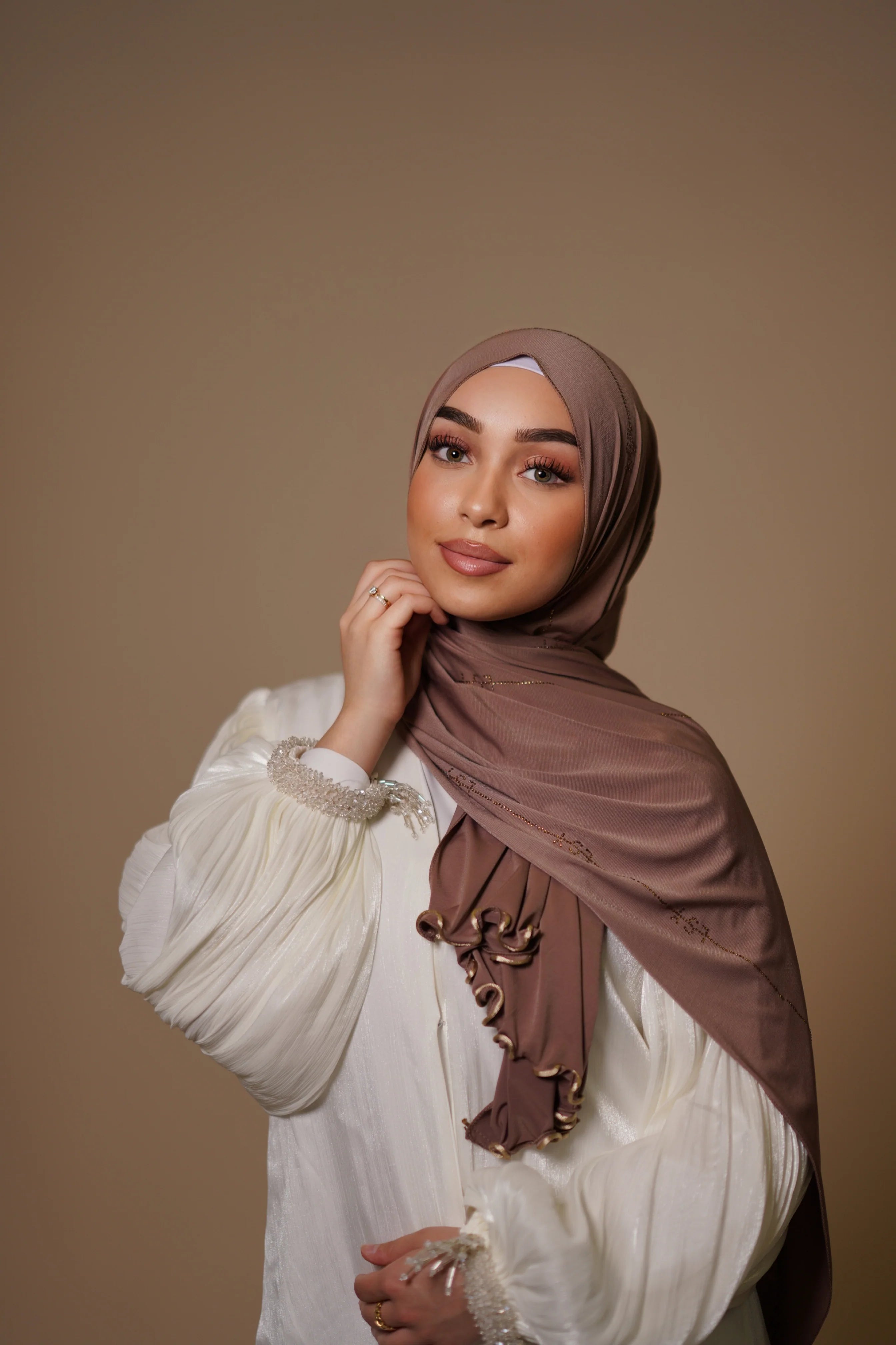 LSY Diamond Premium Jersey - nude brown