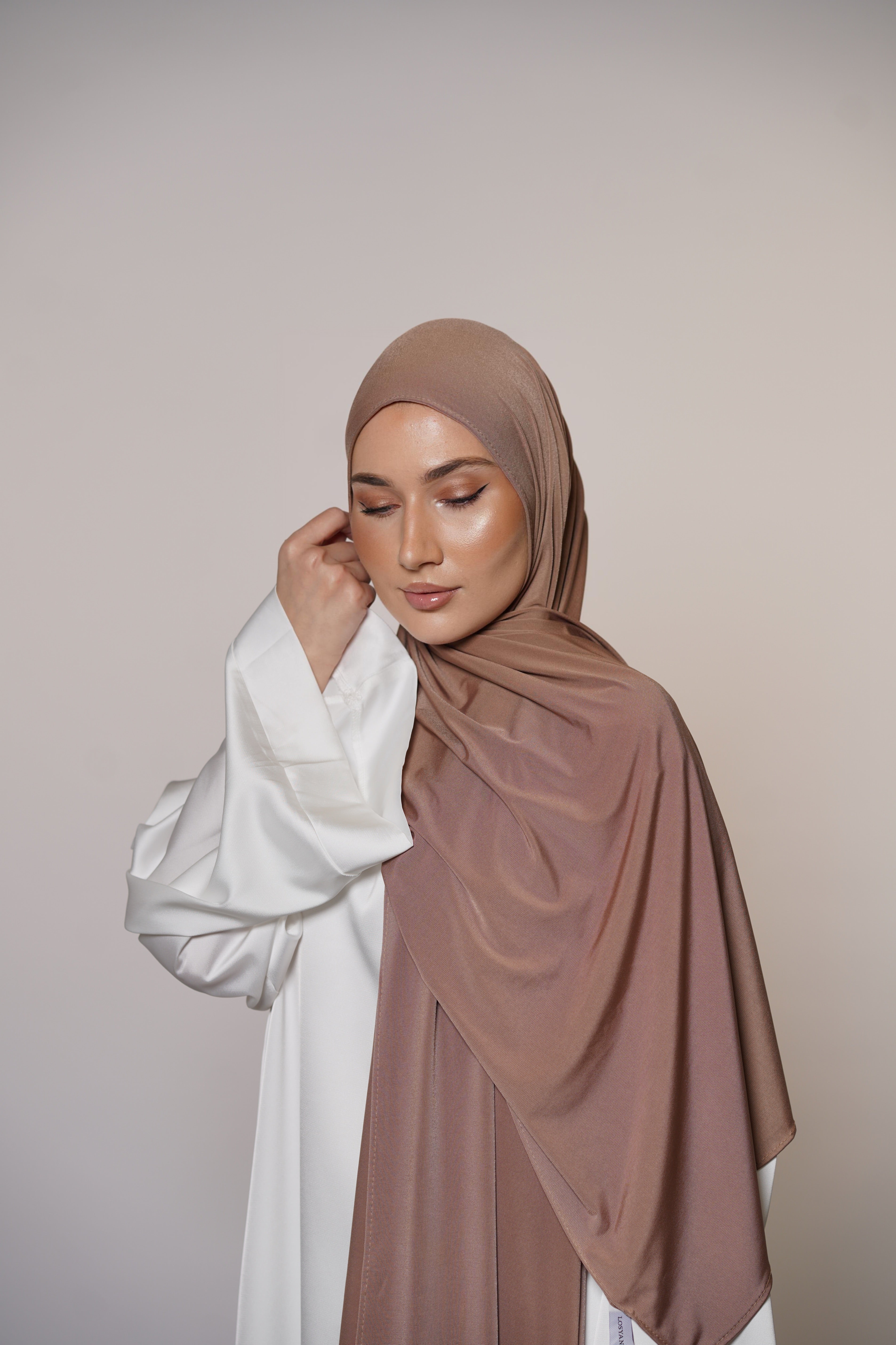 Satin Premium Jersey - cappuccino