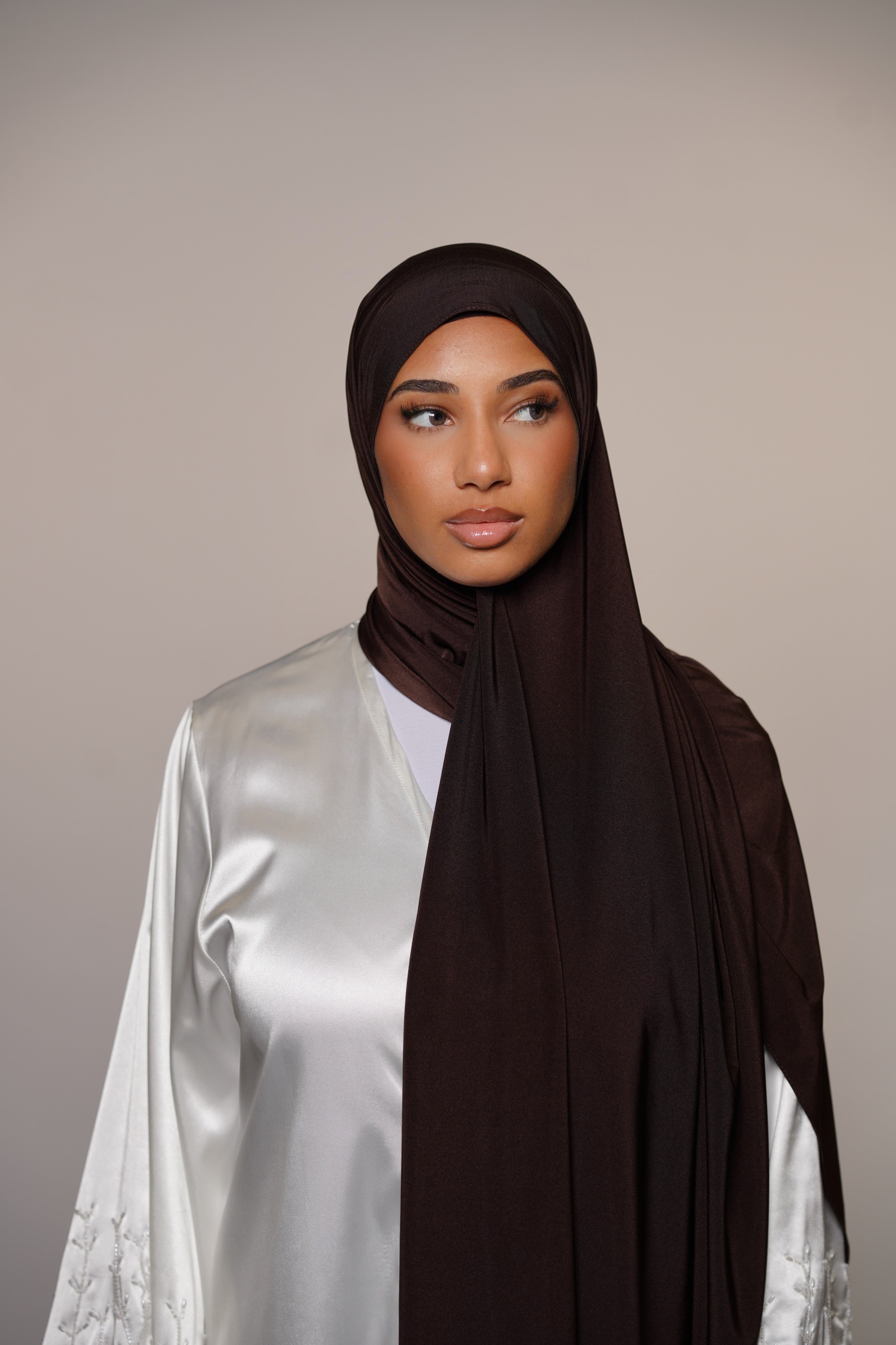 Satin Premium Jersey - brown sugar
