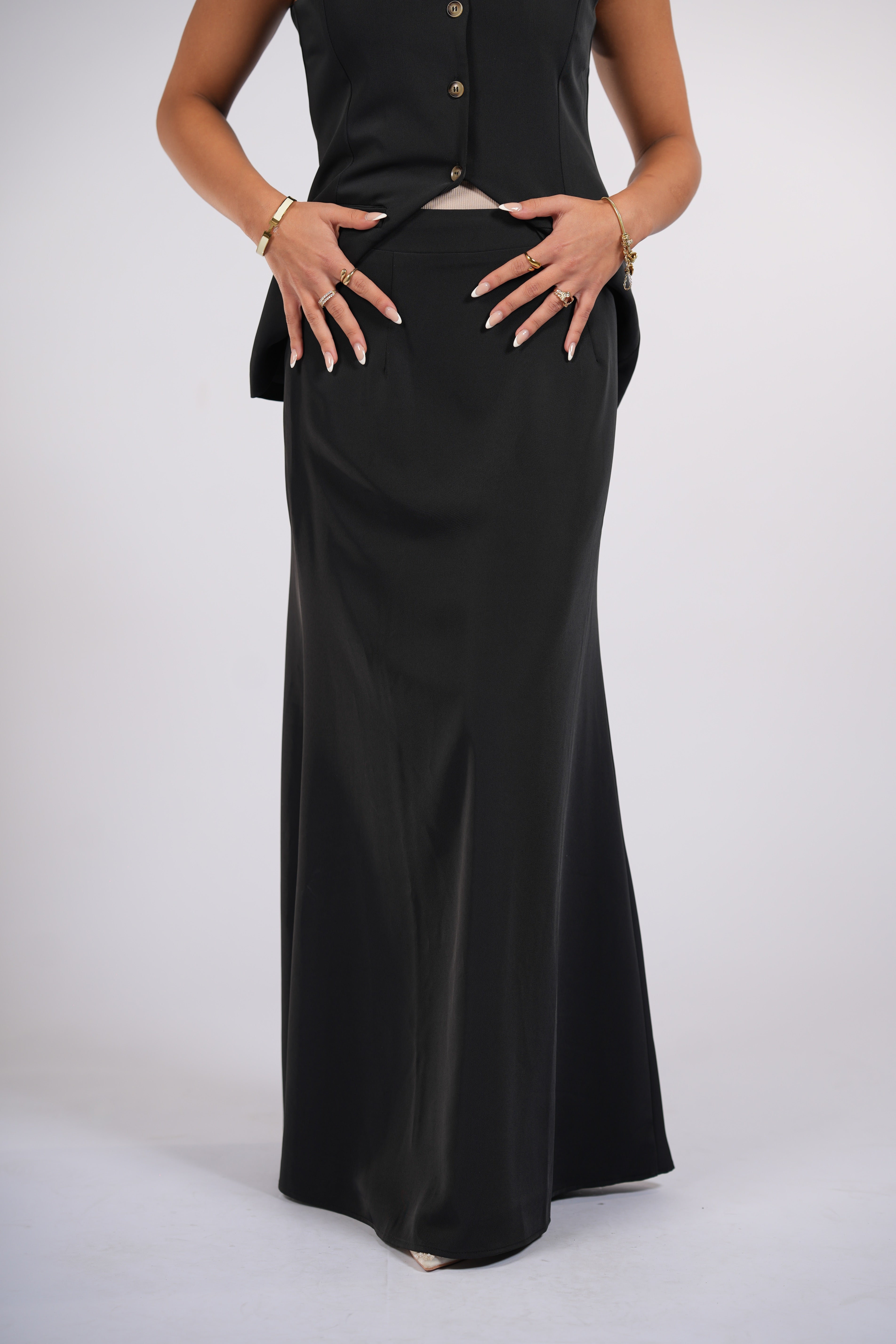 old vienna skirt - black