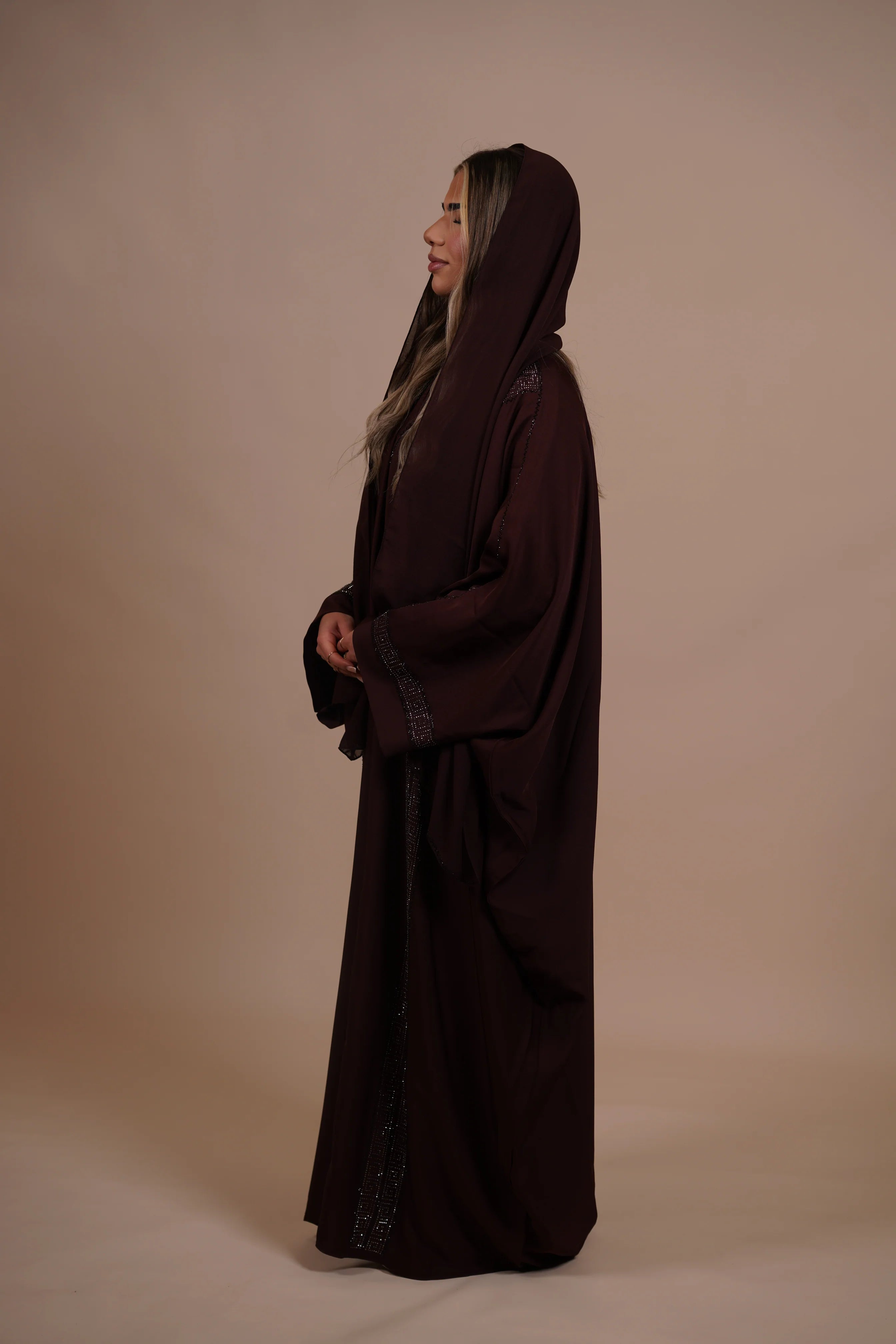 Emirate abaya - Brown Sugar