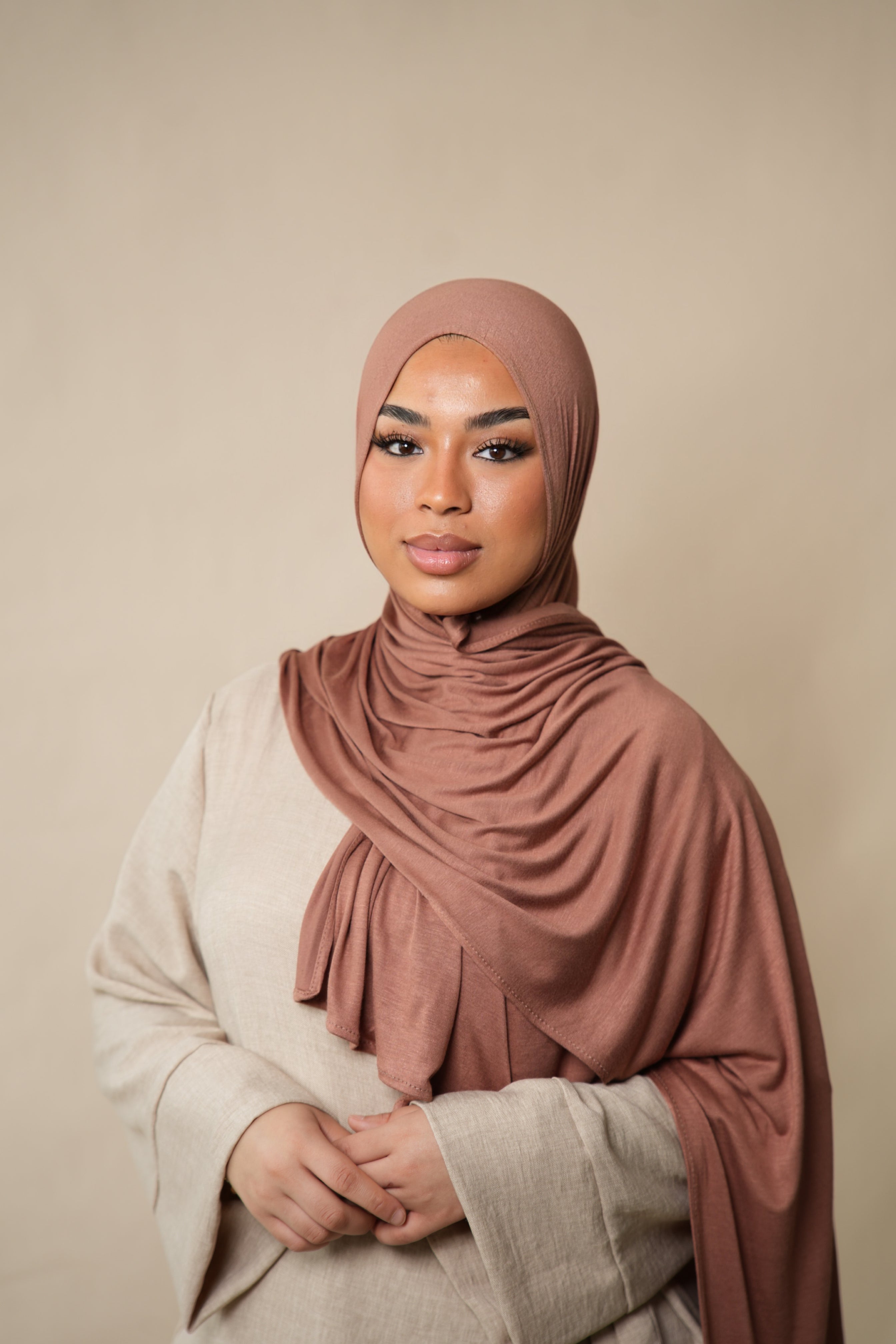Bamboo Jersey - nude peach