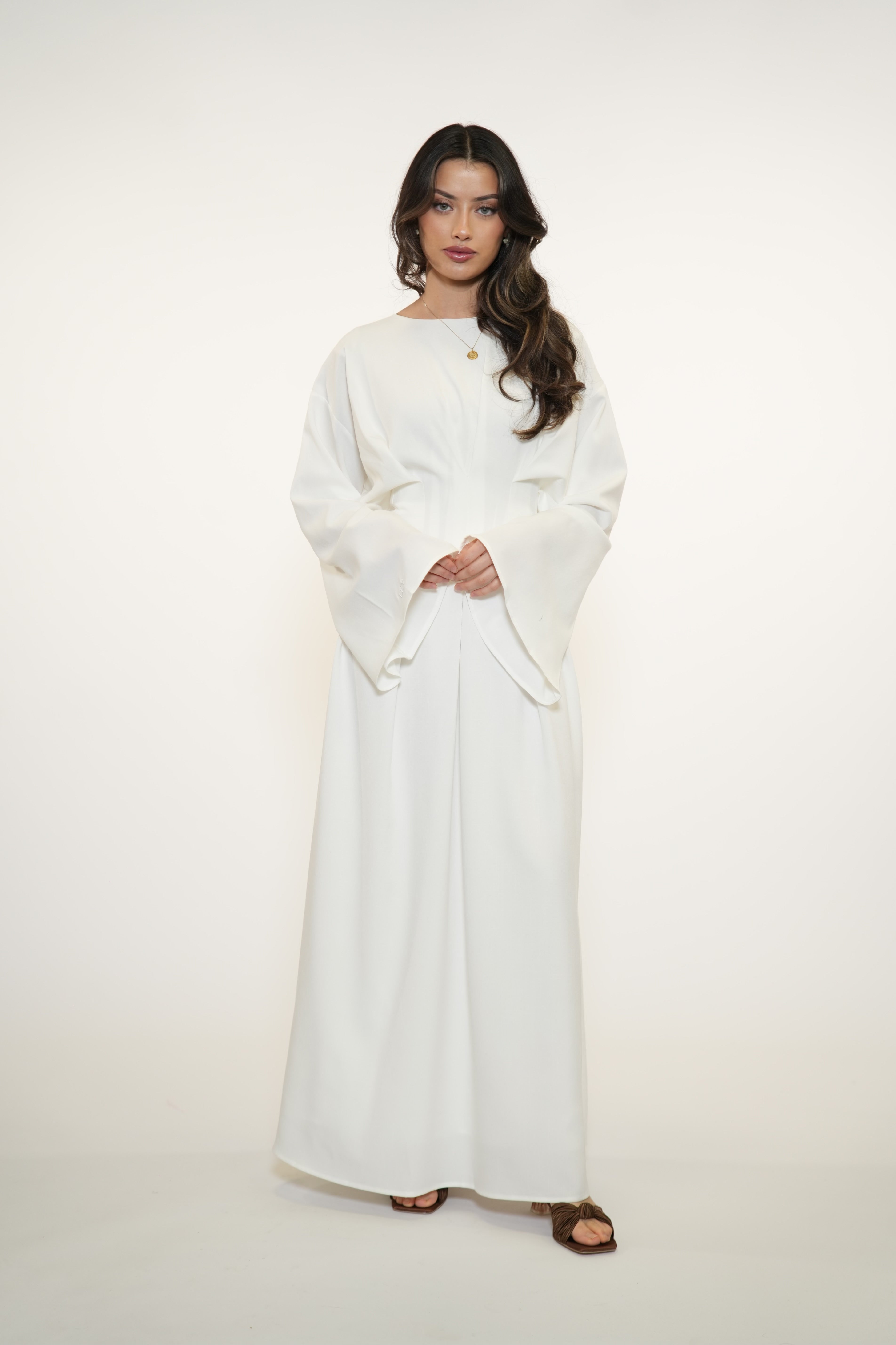 LA BALLEZA CORSET DRESS - WHITE