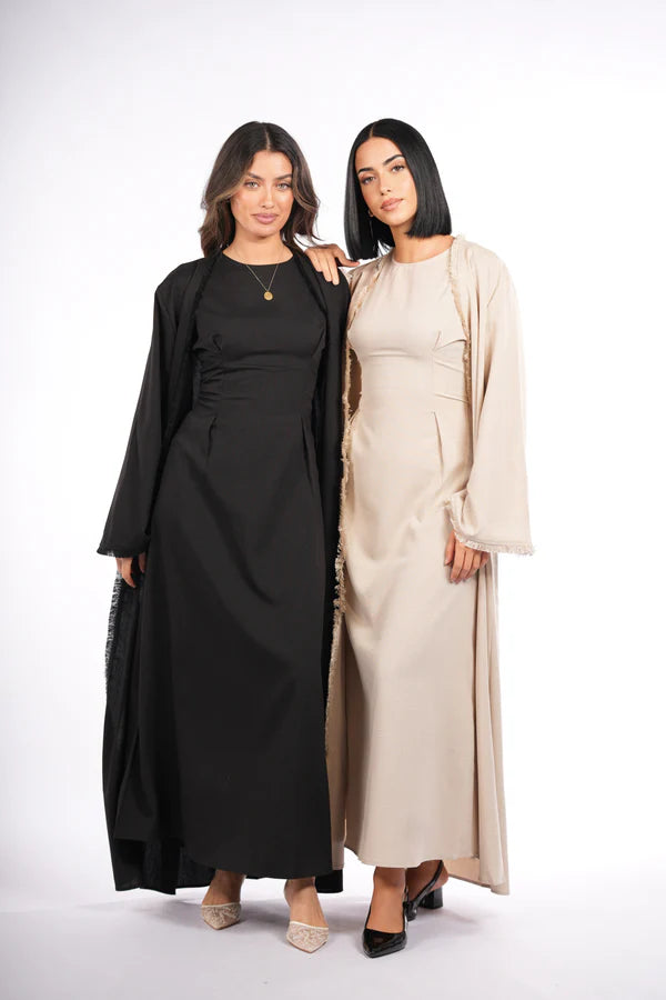 vienna corset & kimono - black