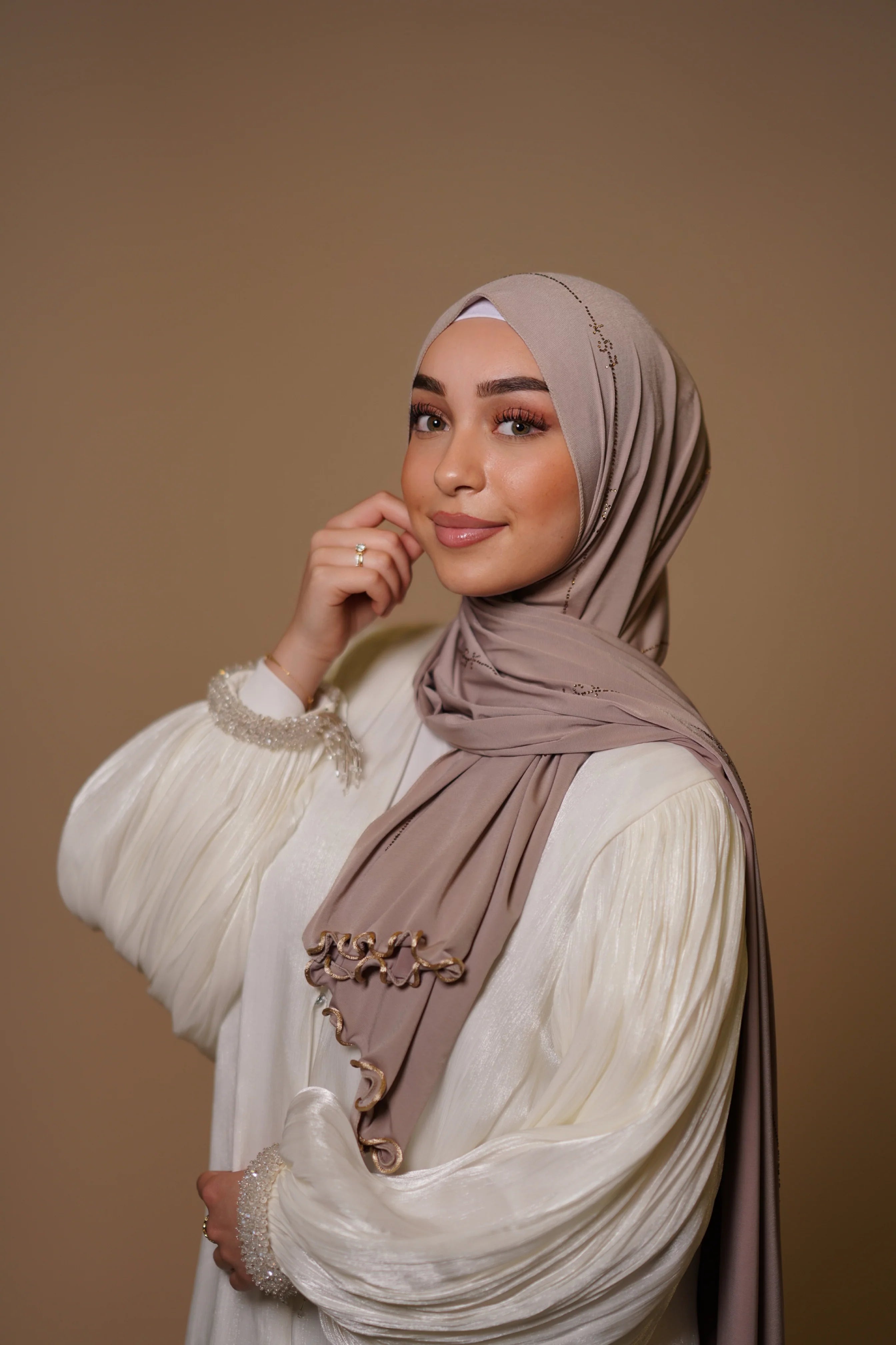 LSY Diamond Premium Jersey - dark taupe
