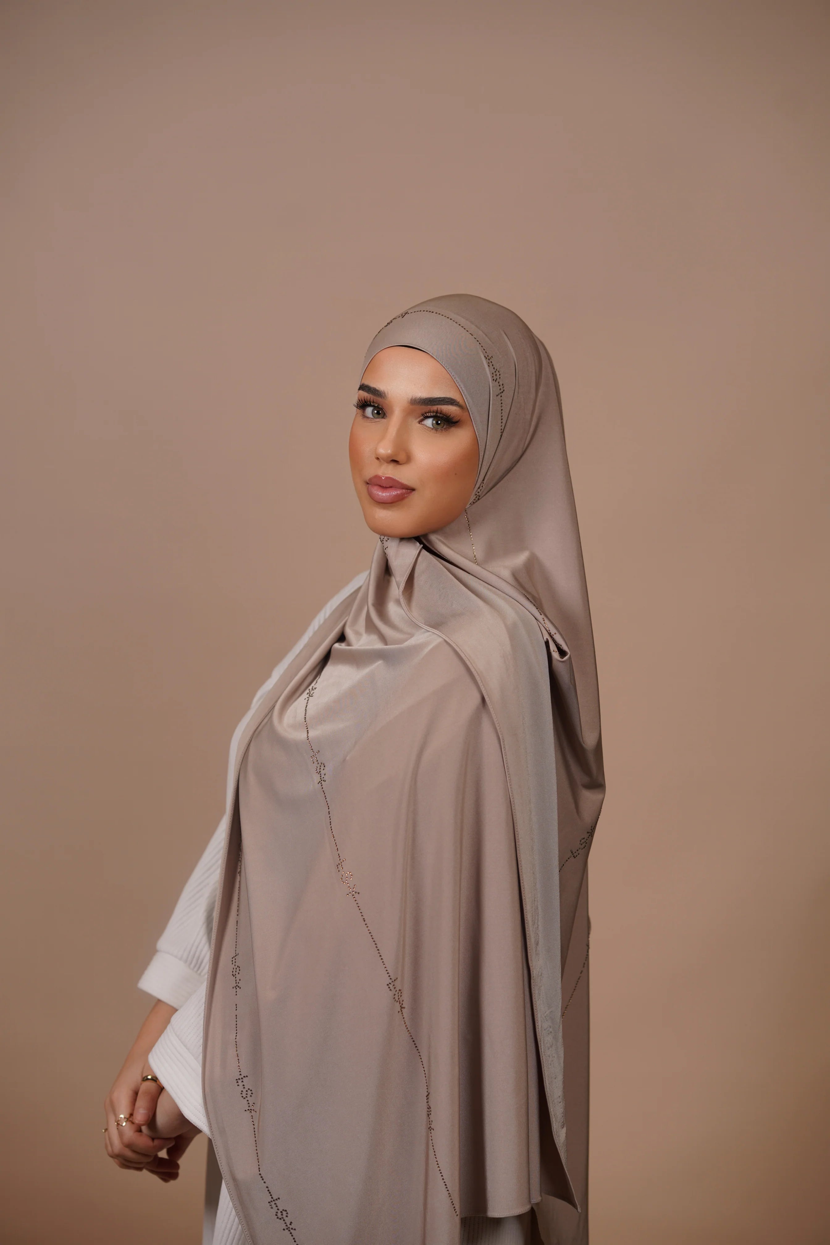 LSY Satin Premium Jersey - dark beige