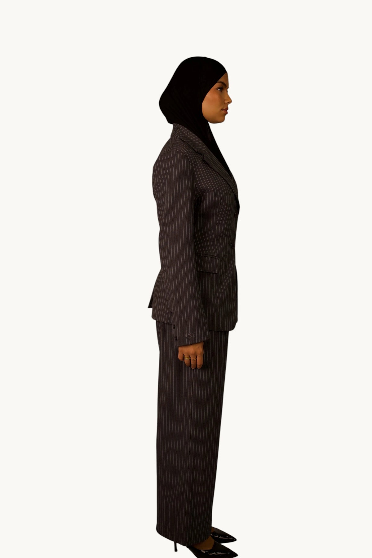 Krijtstreepblazer