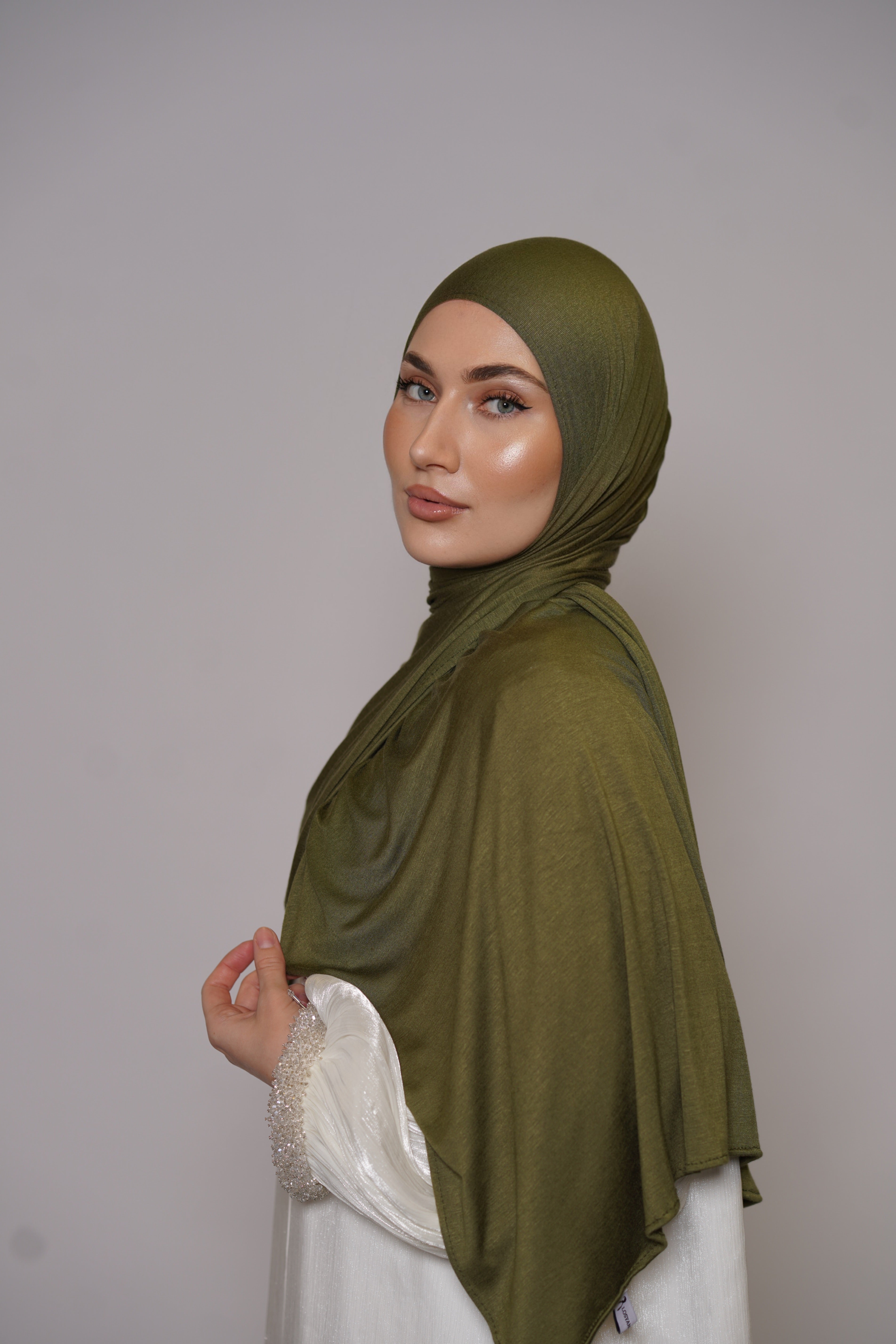 Bamboo Jersey - Khaki green