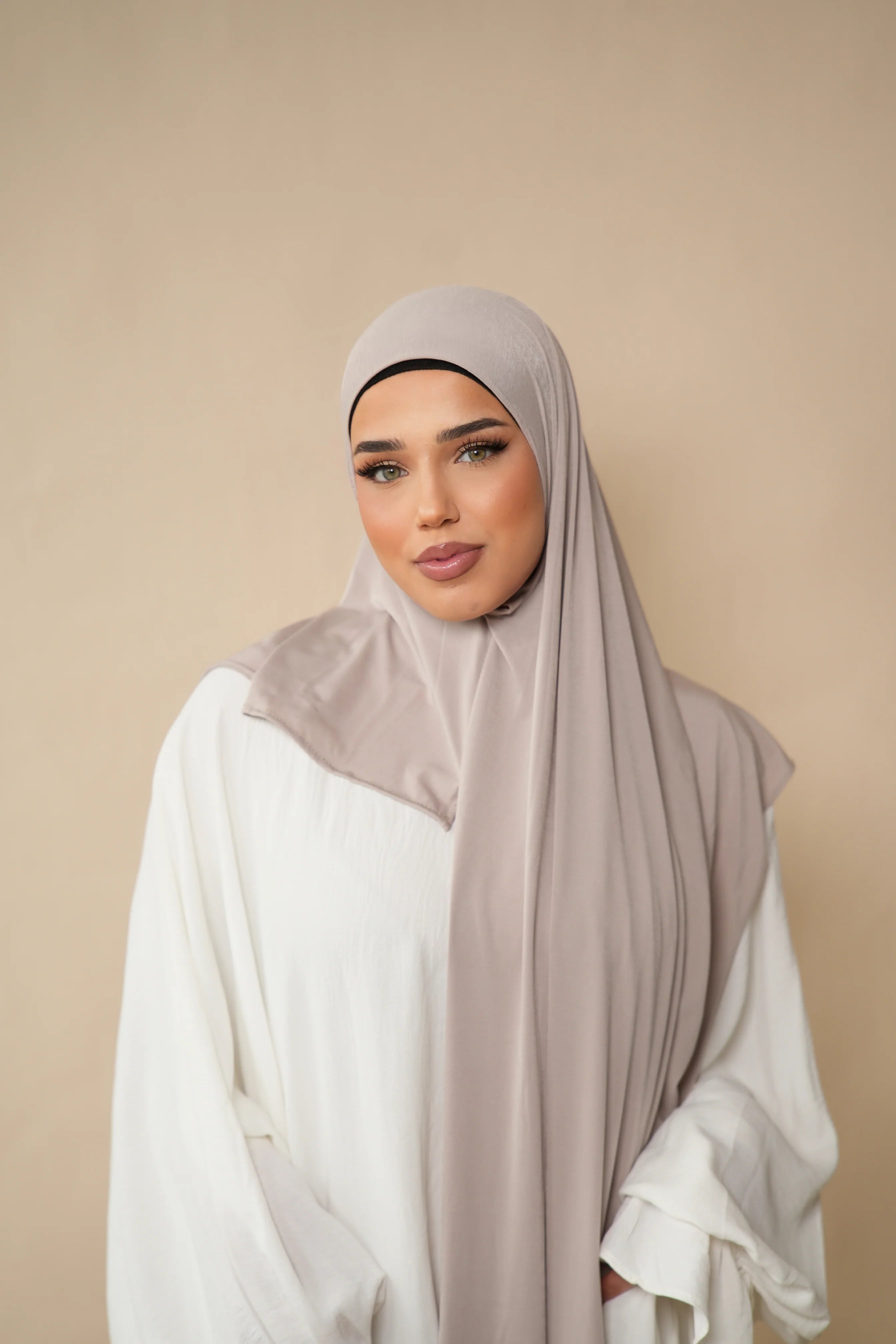 Premium Jersey to go - rosé beige