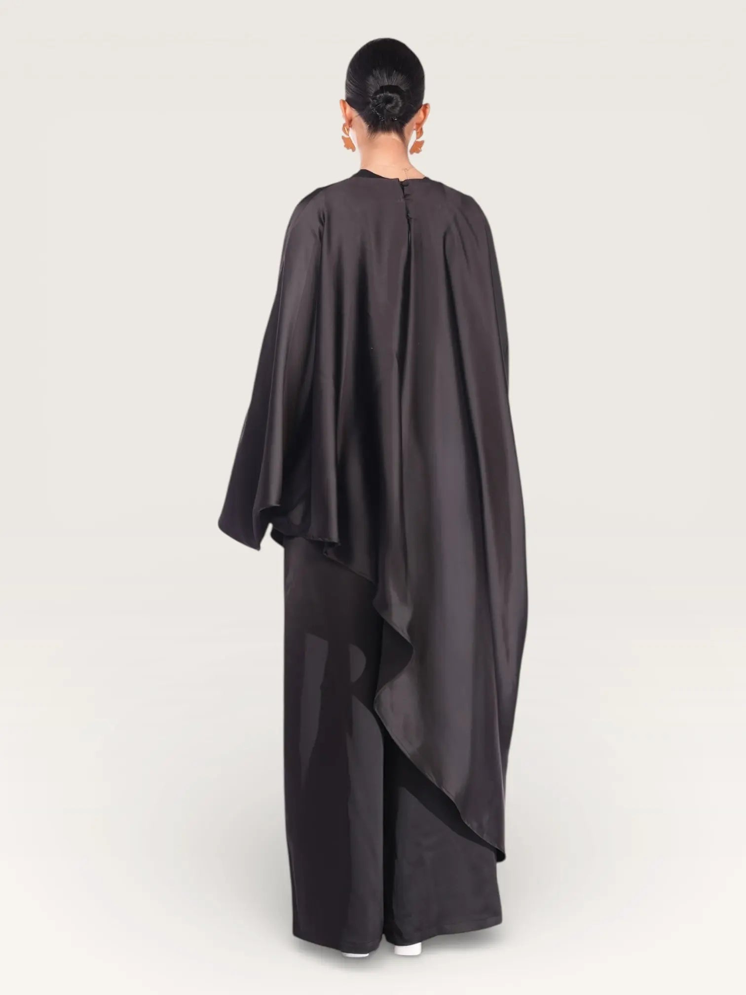 silk muse long version - black