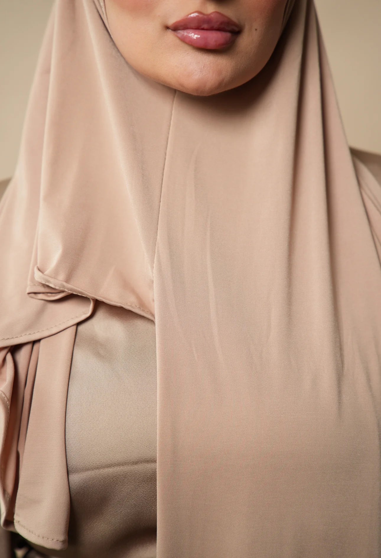 Premium Jersey to go - golden beige