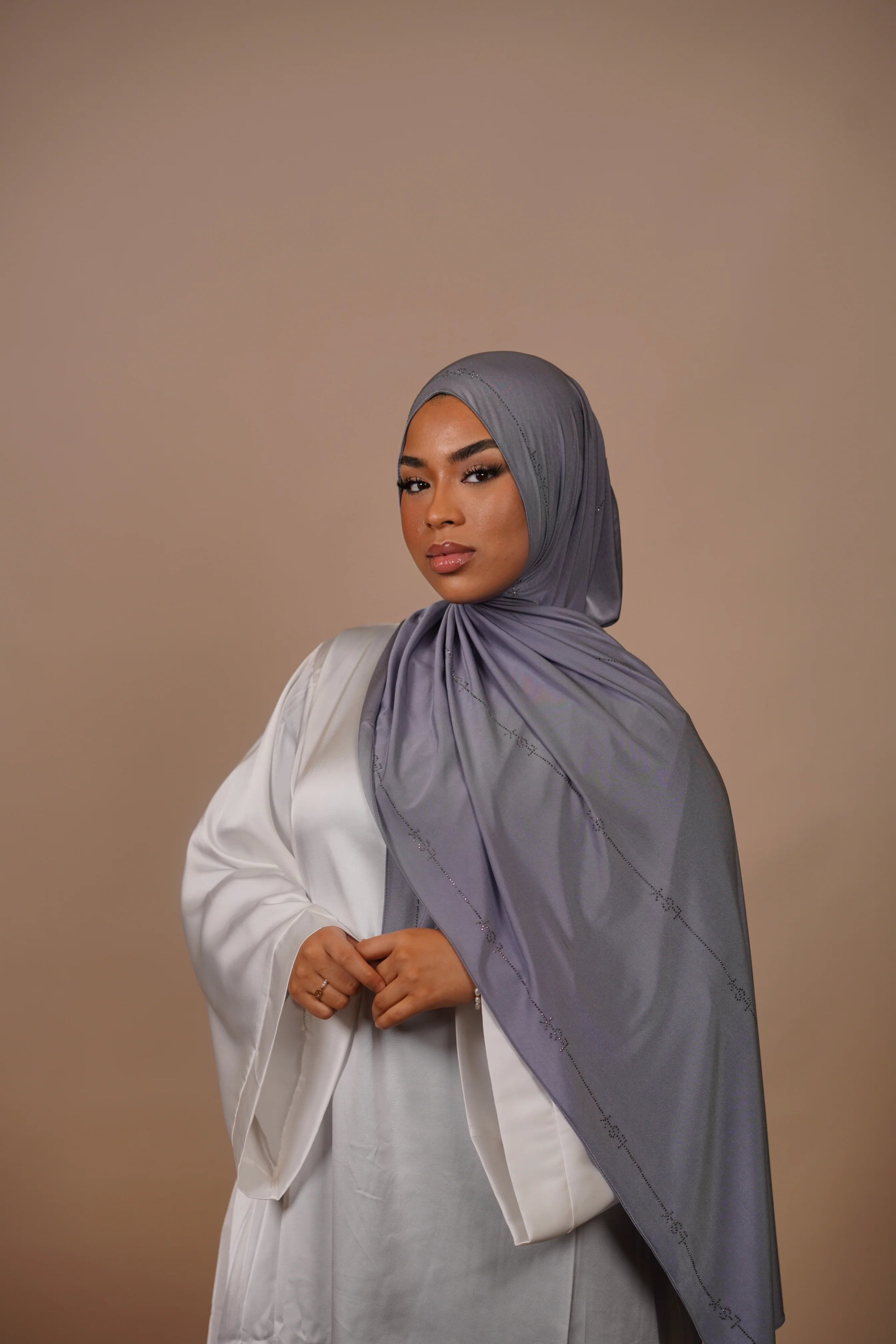 LSY Satin Premium Jersey - Lavender grey