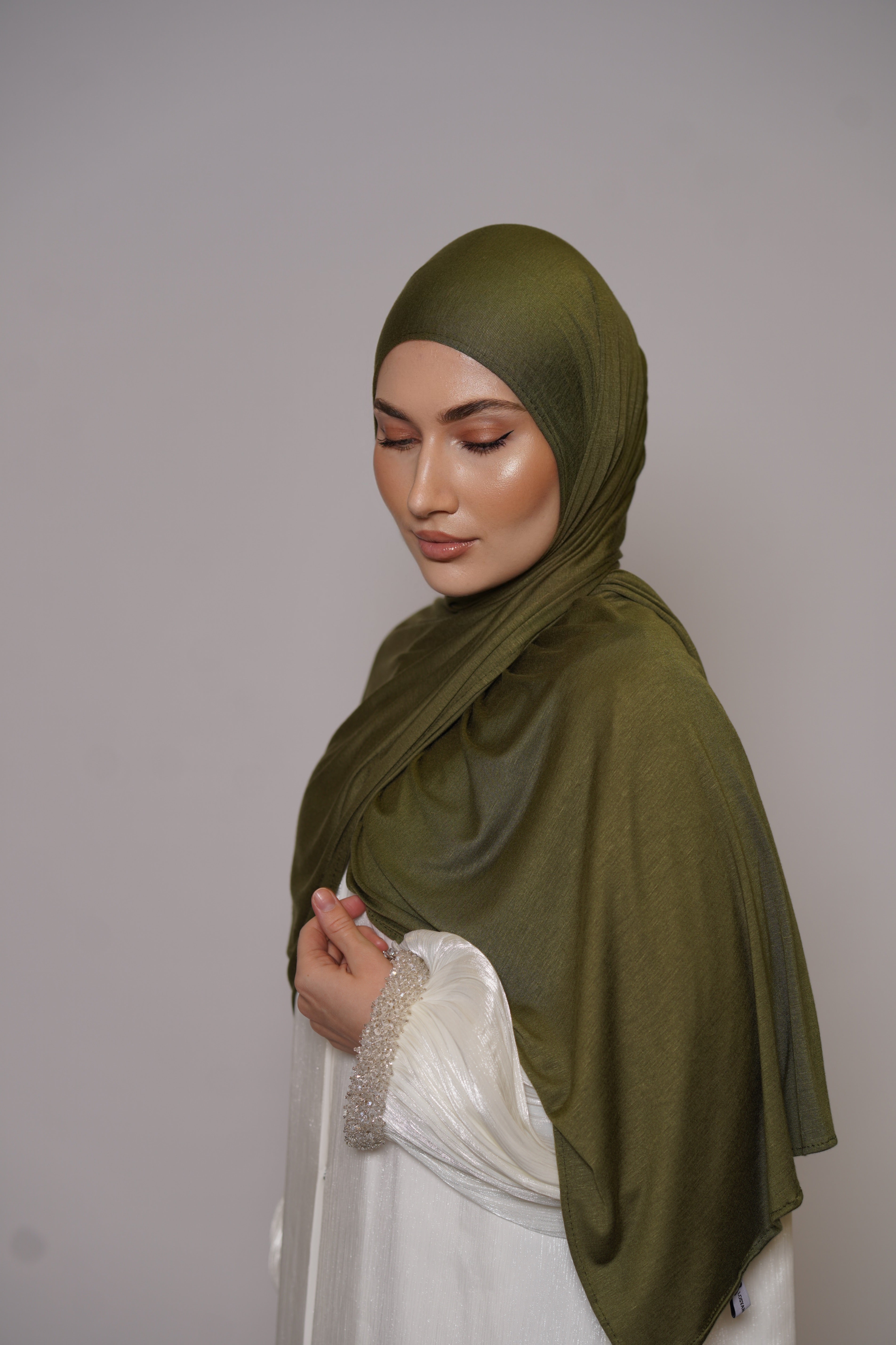 Bamboo Jersey - Khaki green