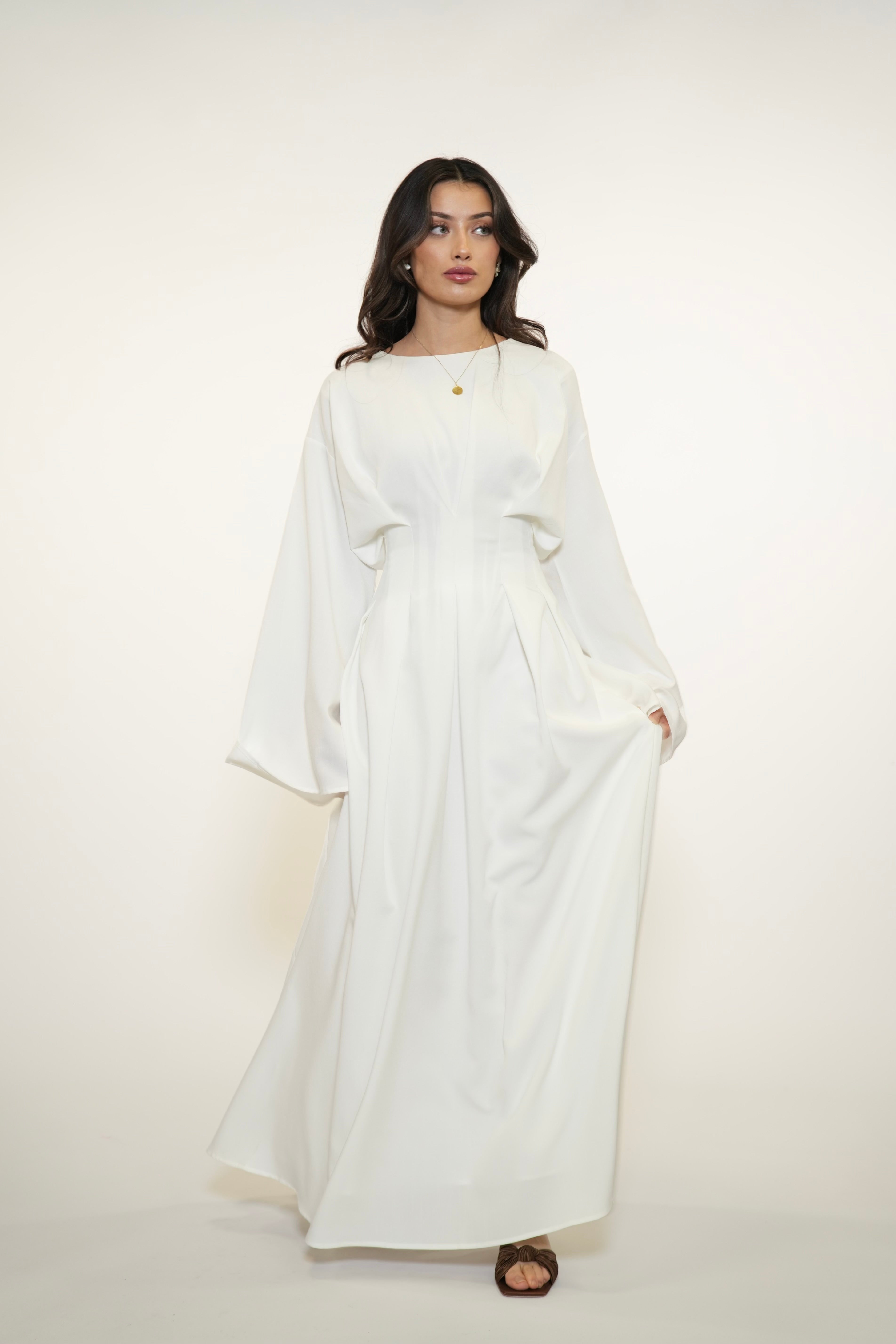 LA BALLEZA CORSET DRESS - WHITE