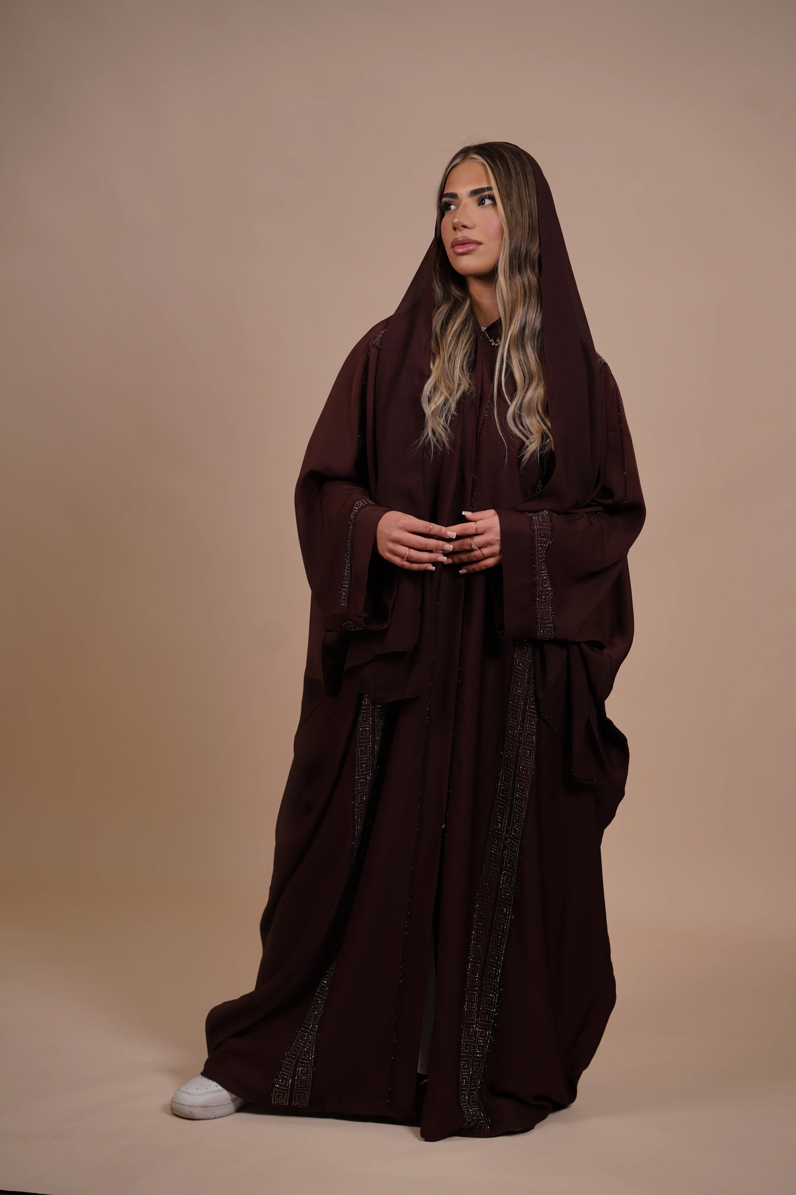 Emirate abaya - Brown Sugar