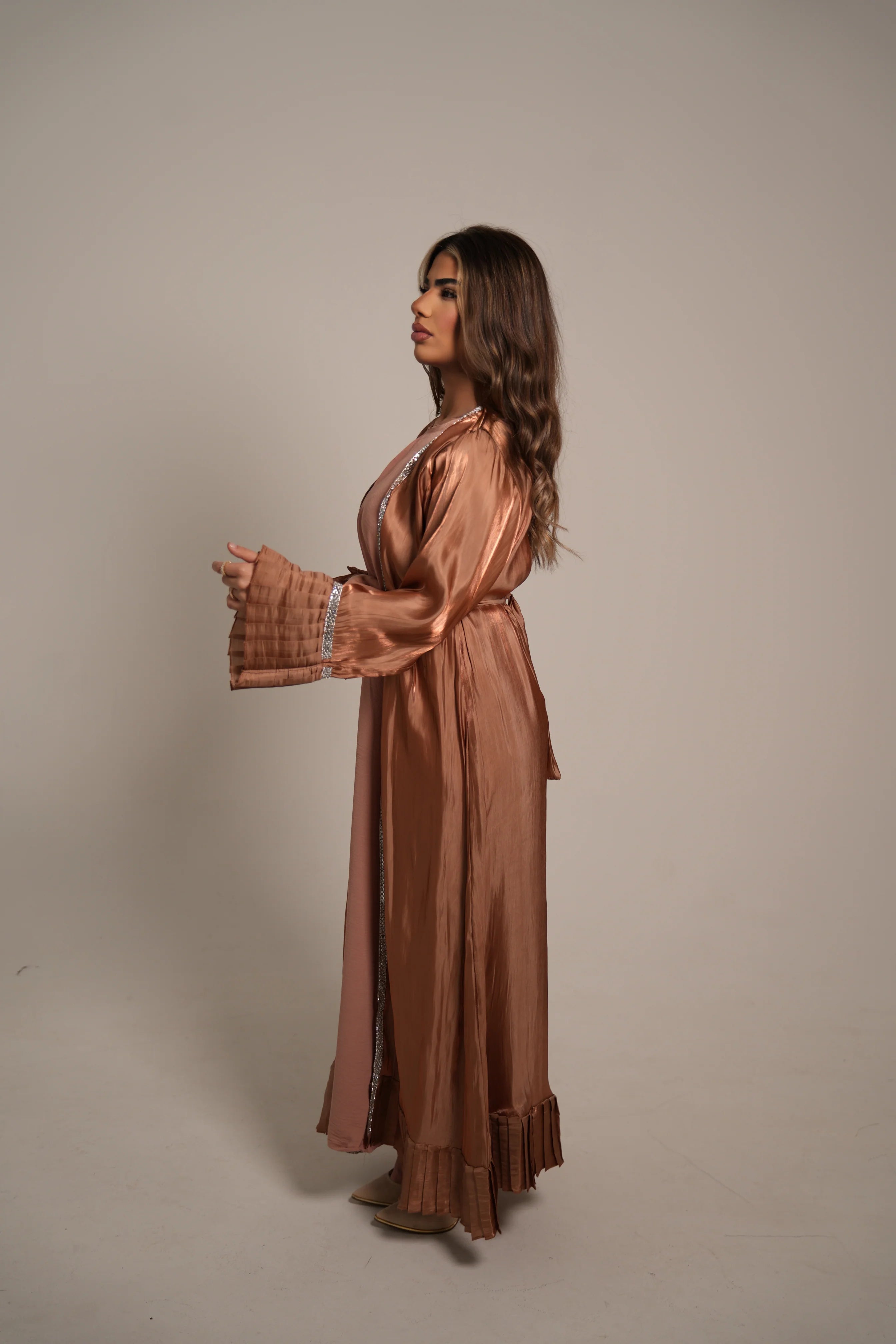 Emirate abaya - Caramel