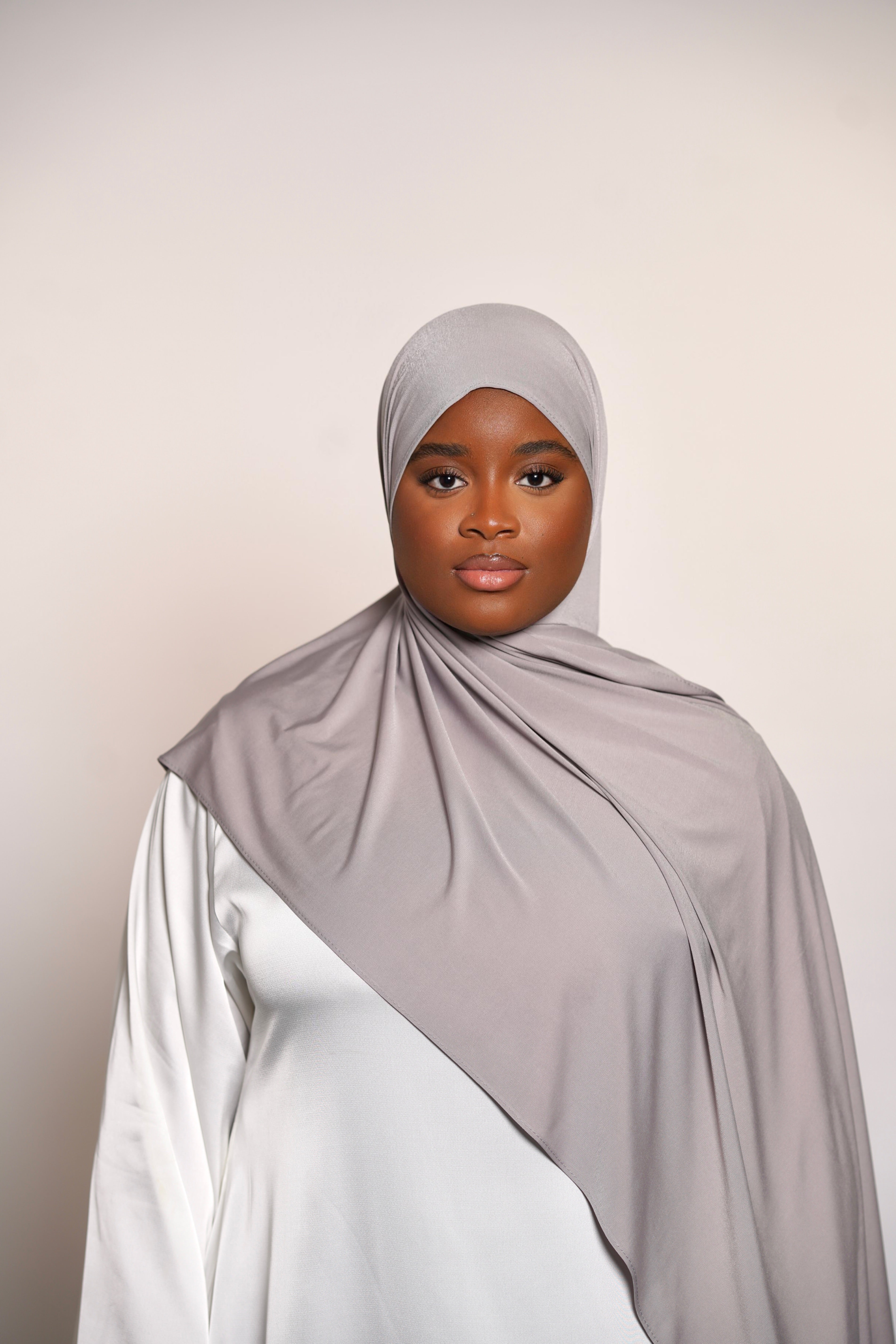 Satin Premium Jersey - grey
