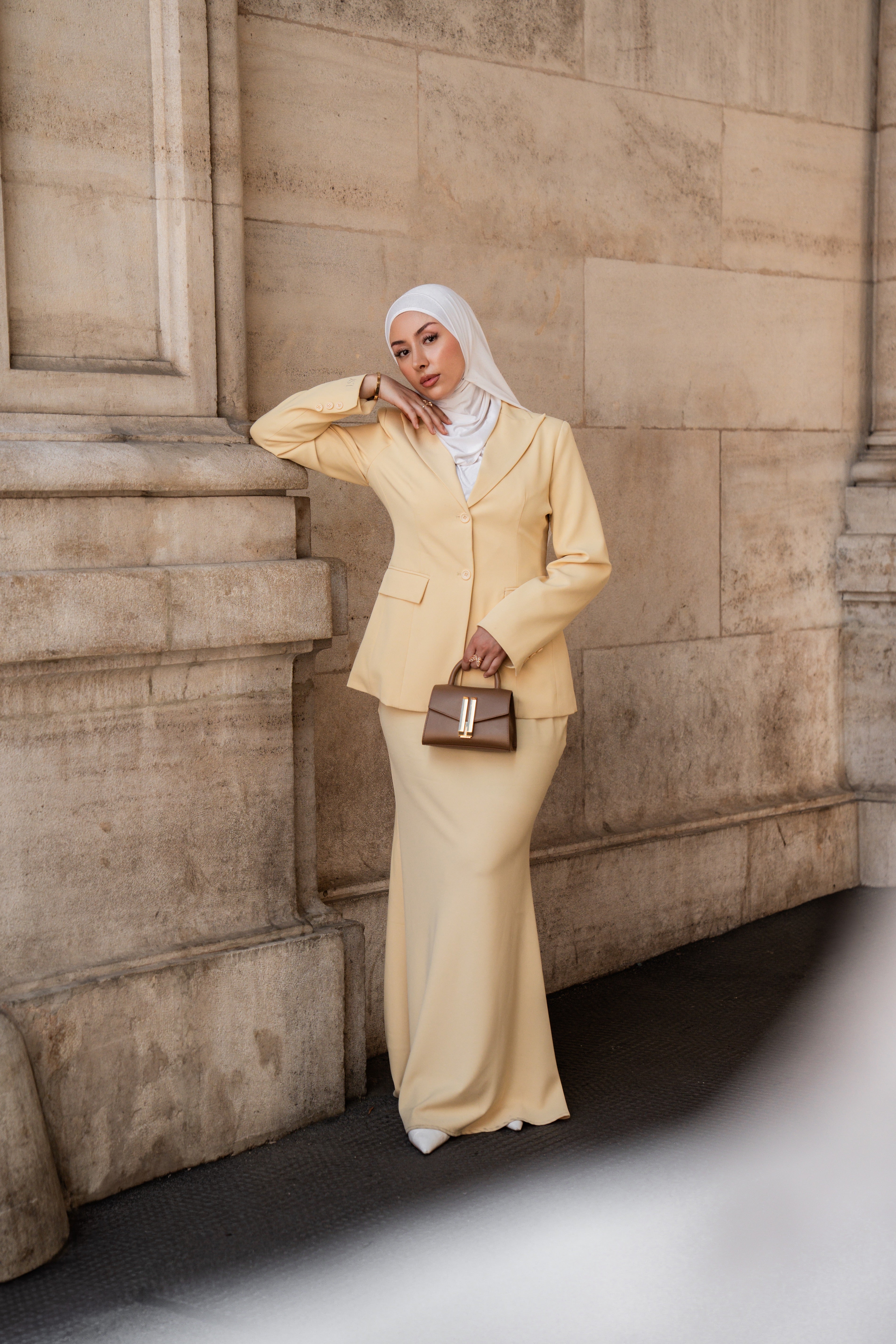 the palais skirt - butter yellow