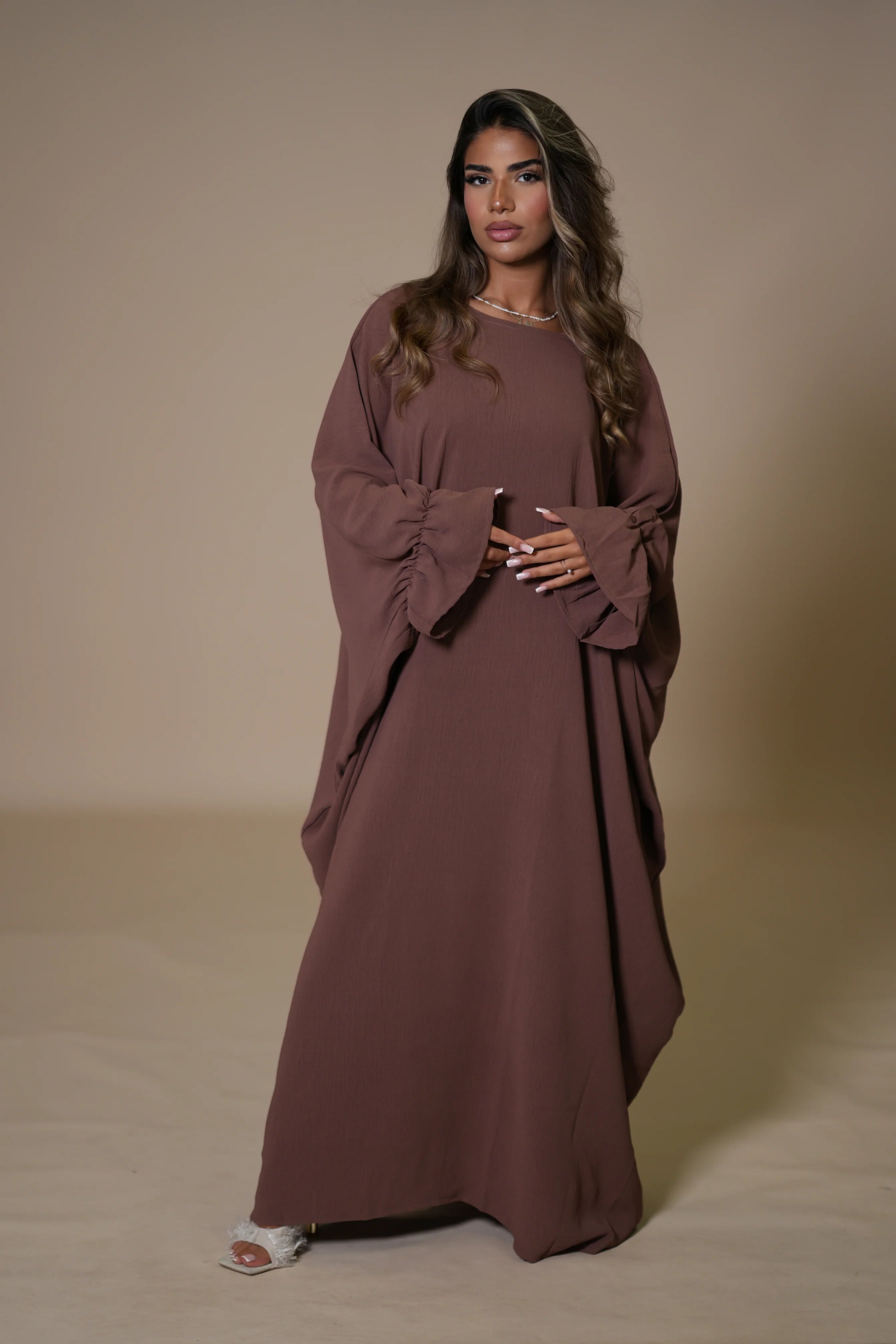 Jazz Abaya - Brown