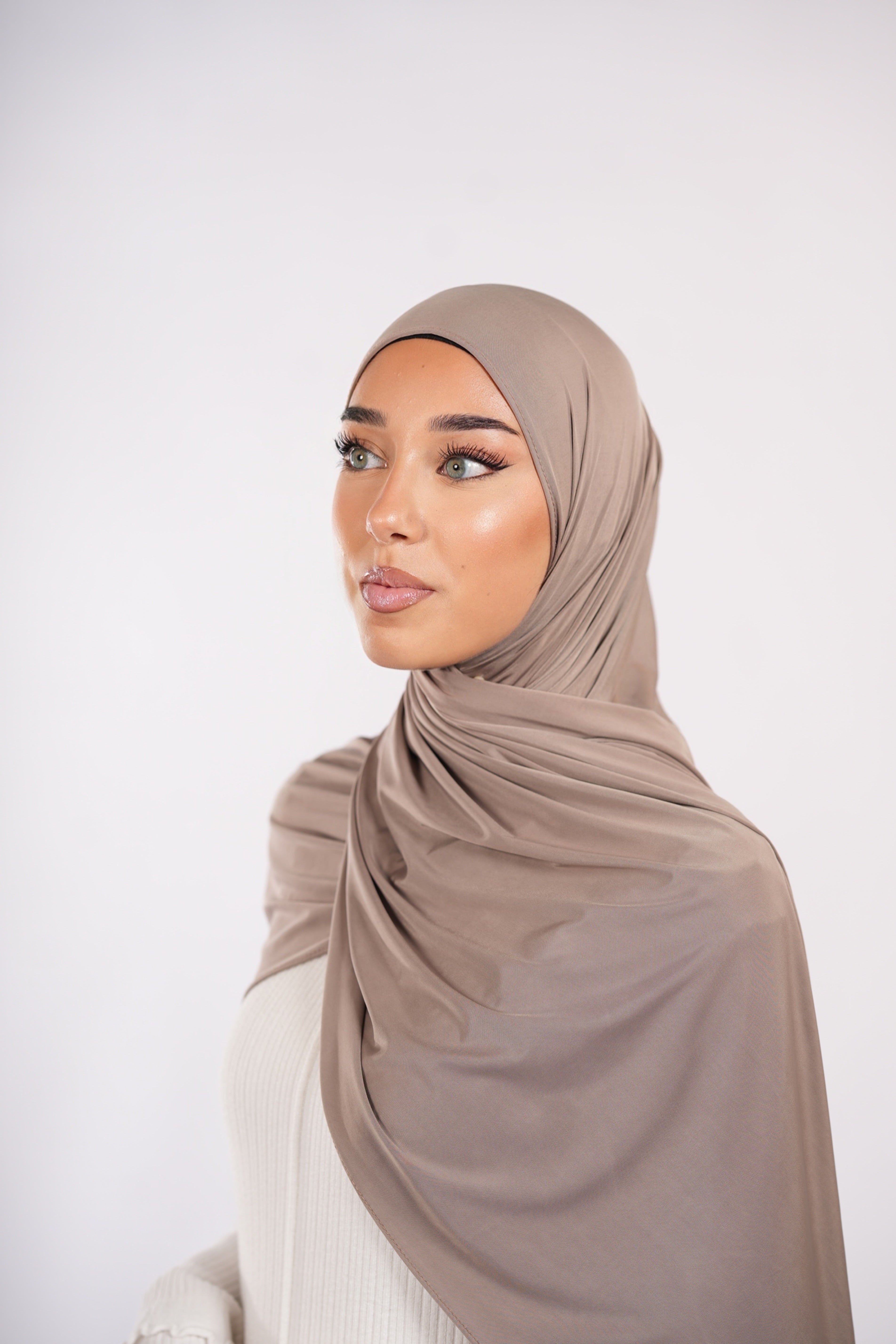 Liquid Jersey - Dark beige