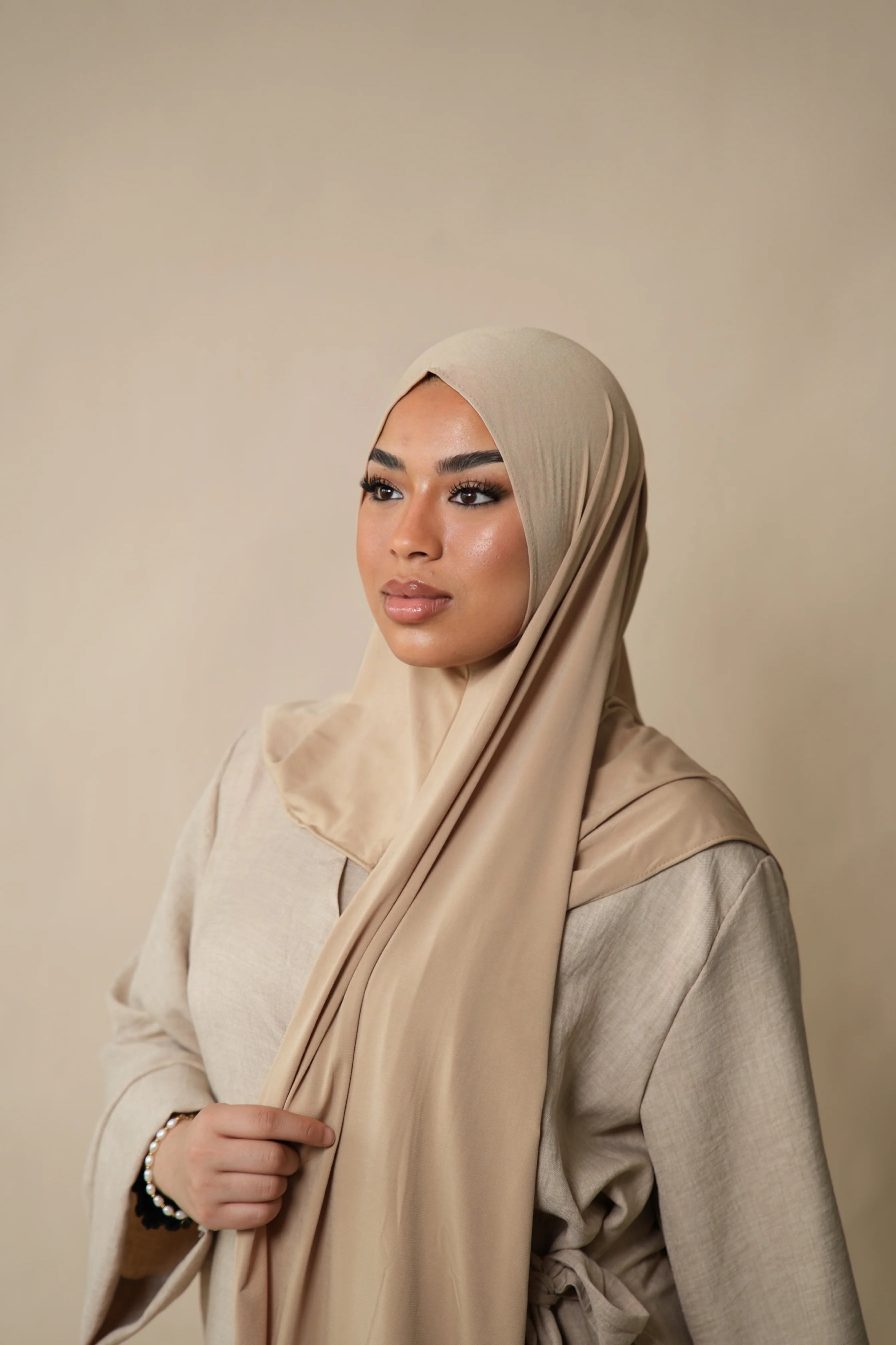 Premium Jersey to go - Light beige
