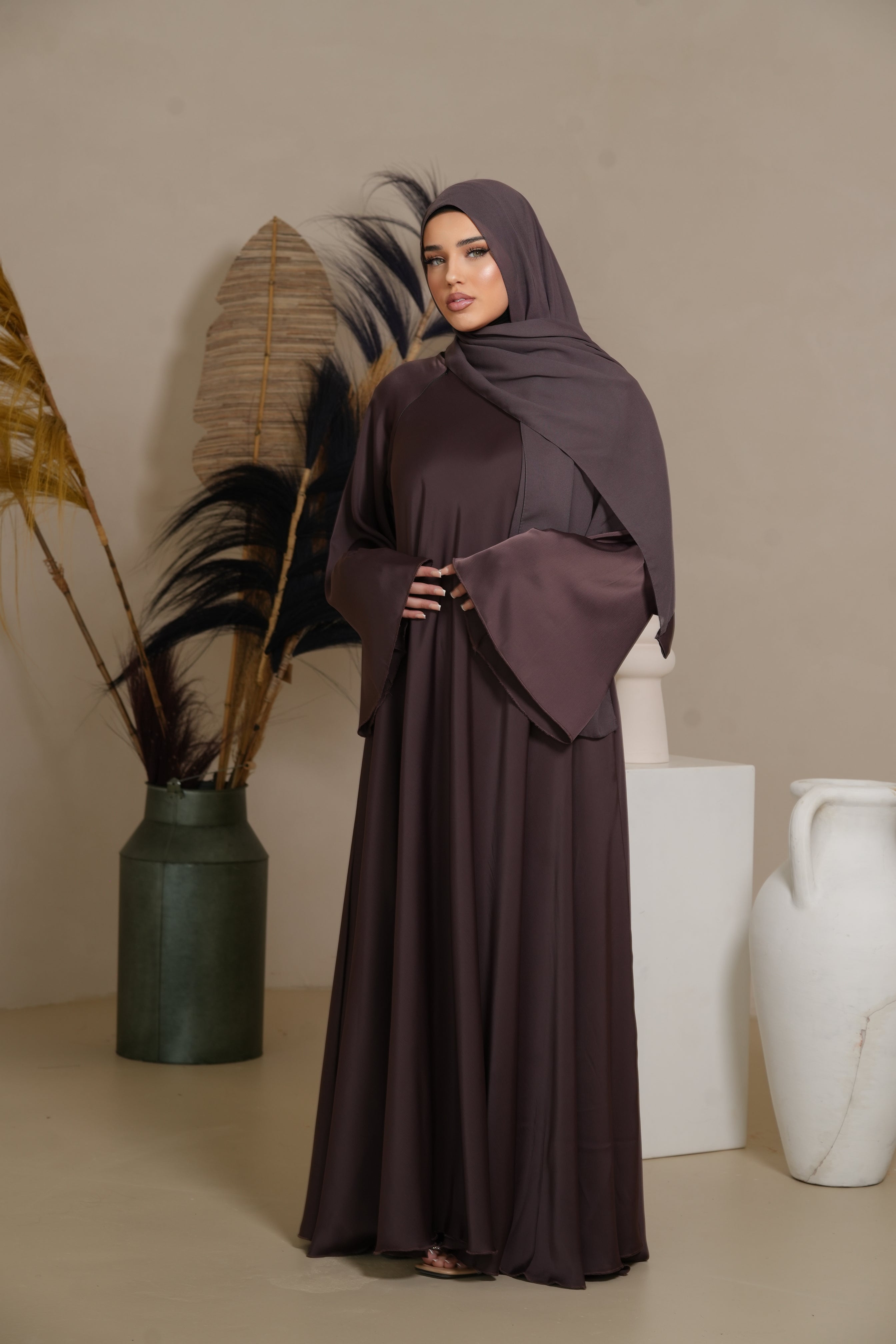 DXB Abaya - Brown Sugar