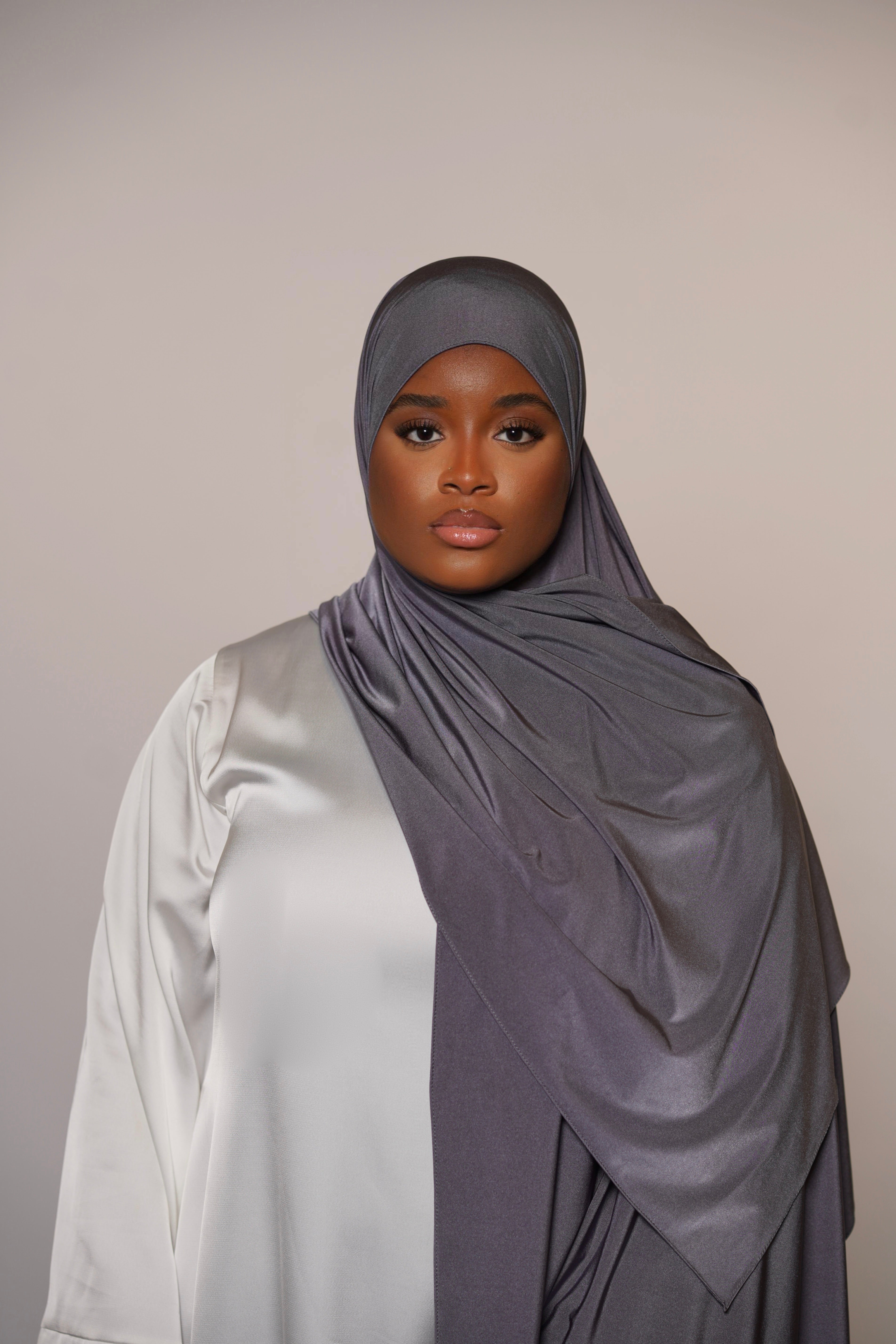 Satin Premium Jersey - dark grey