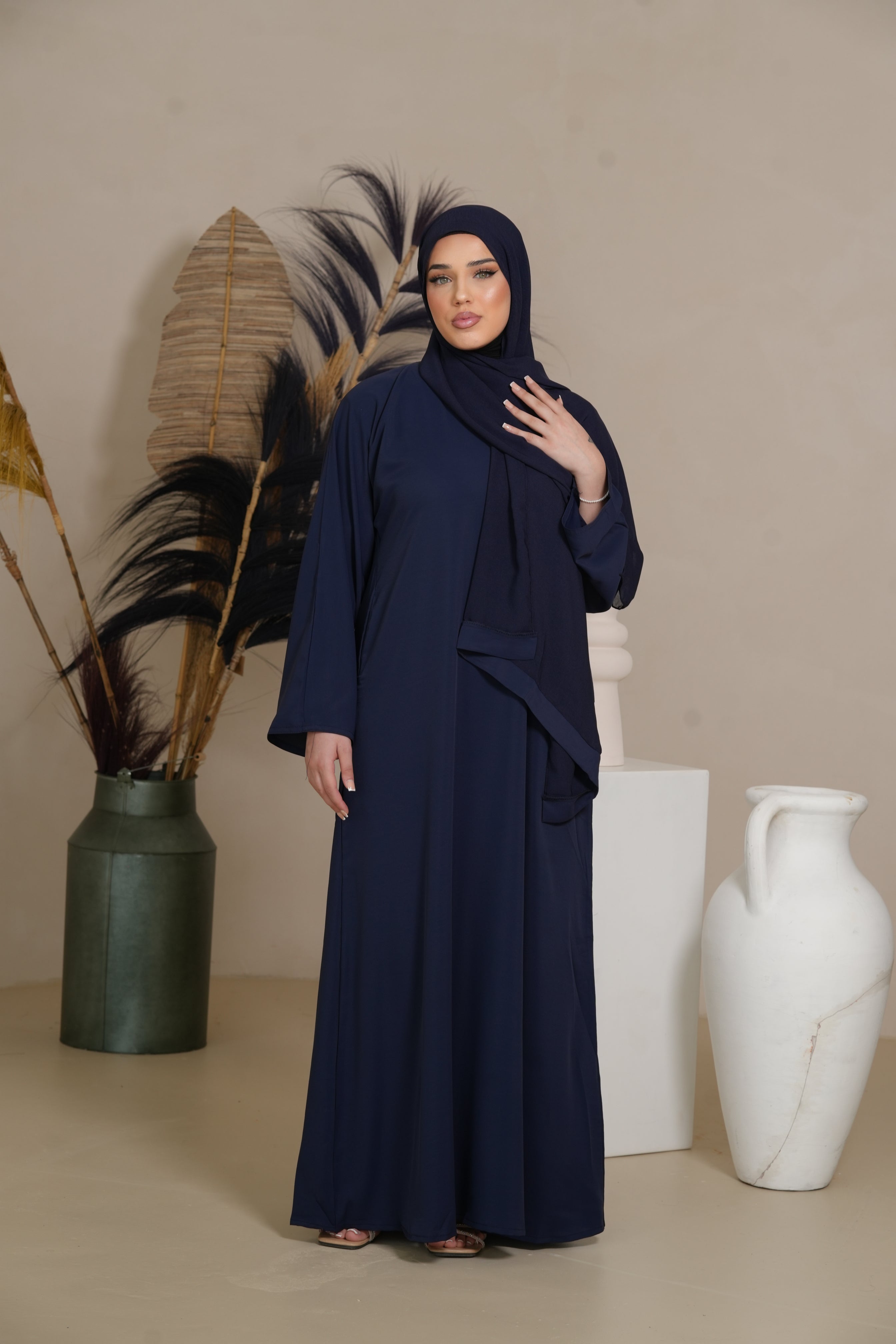 DXB Daily Abaya - royal Blue