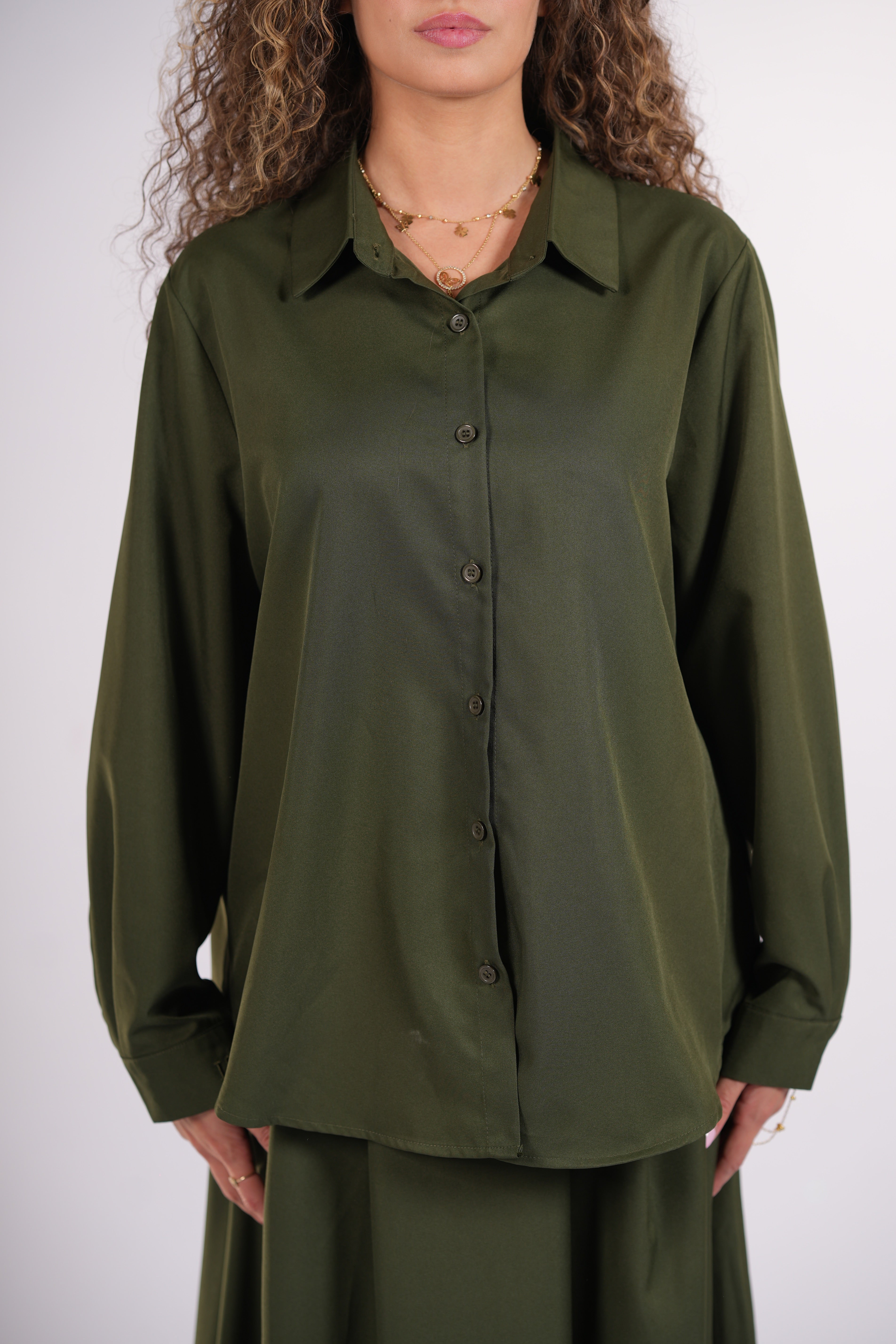 timeless blouse - khaki green