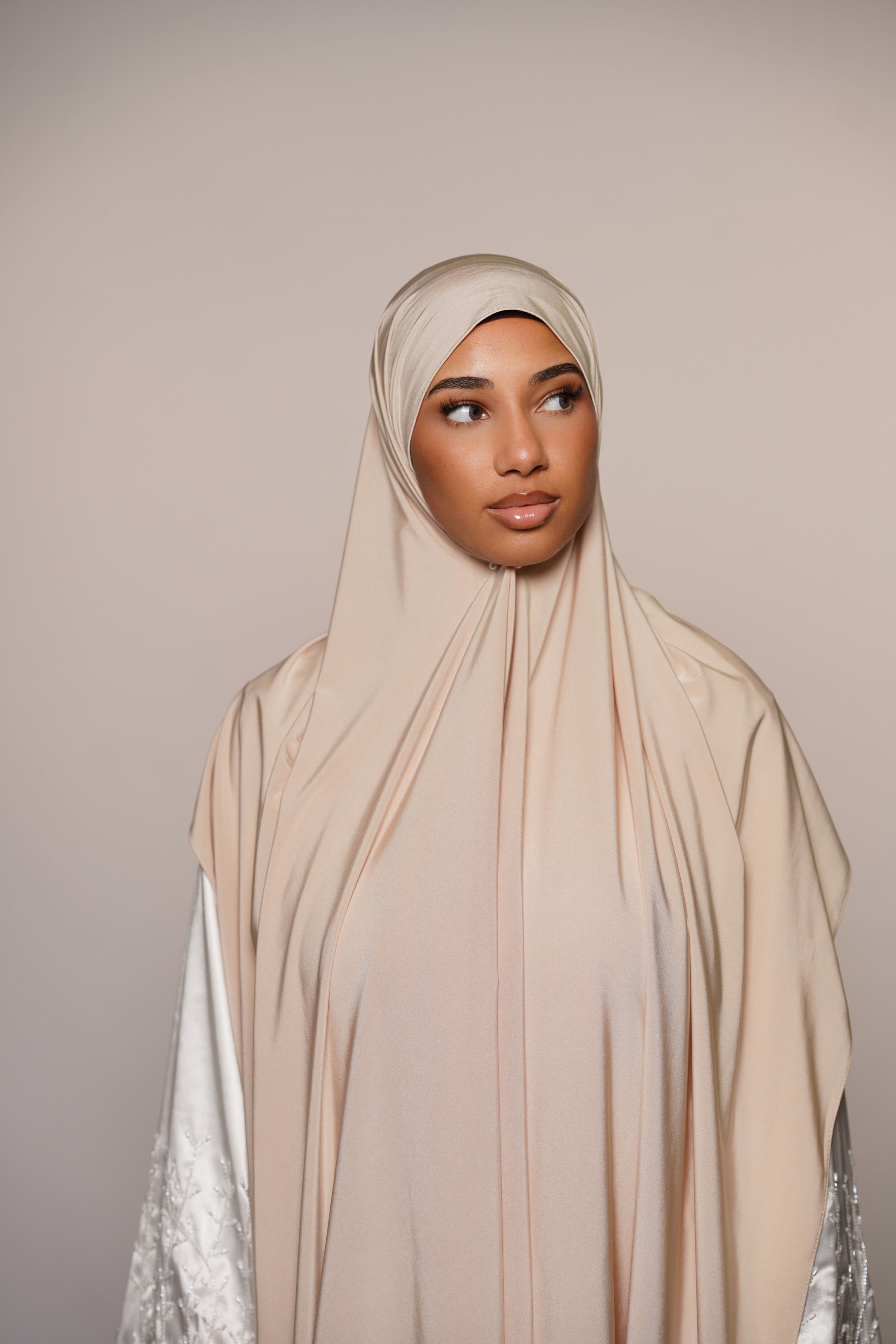 Satin Premium Jersey - ivory