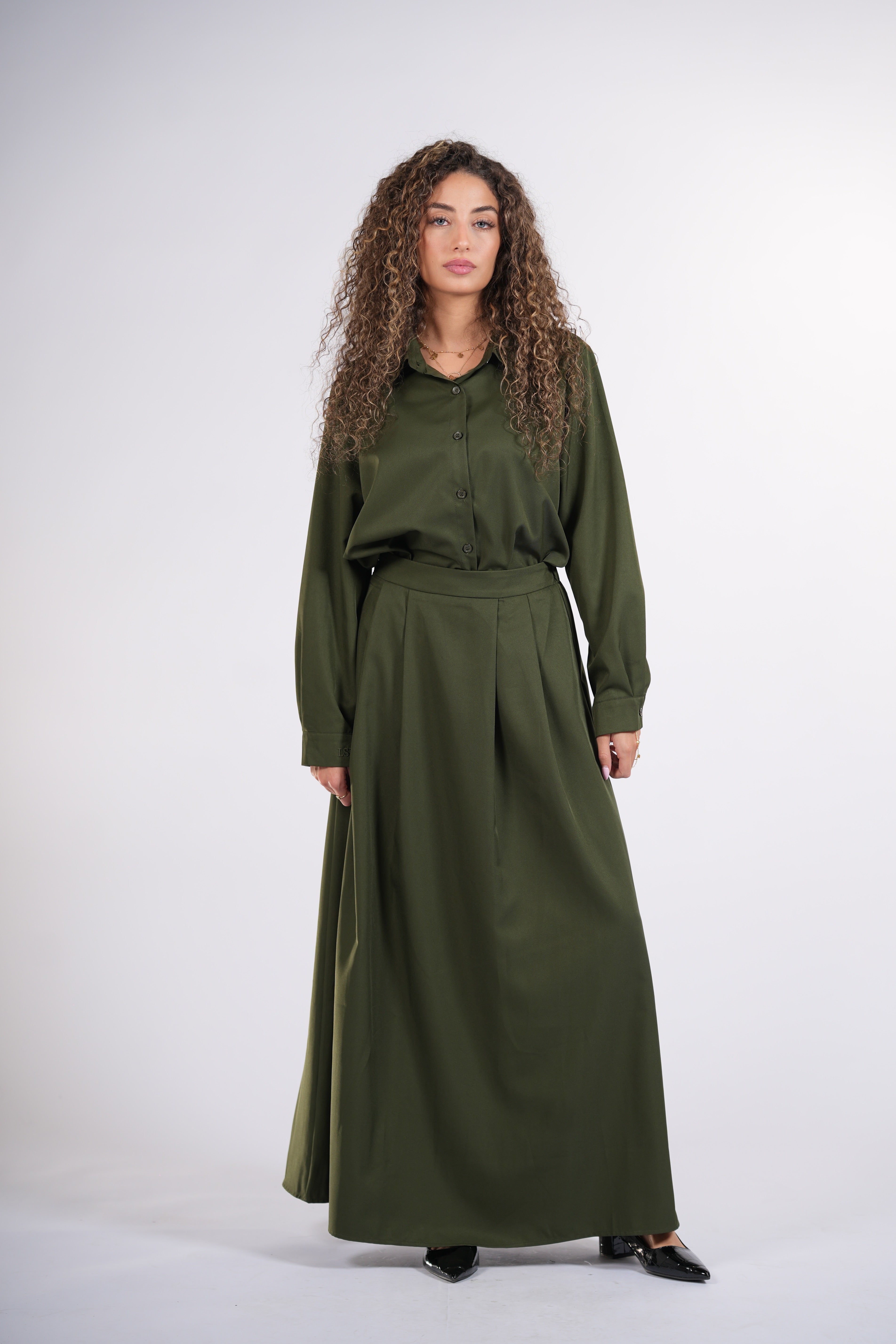 timeless skirt - khaki green