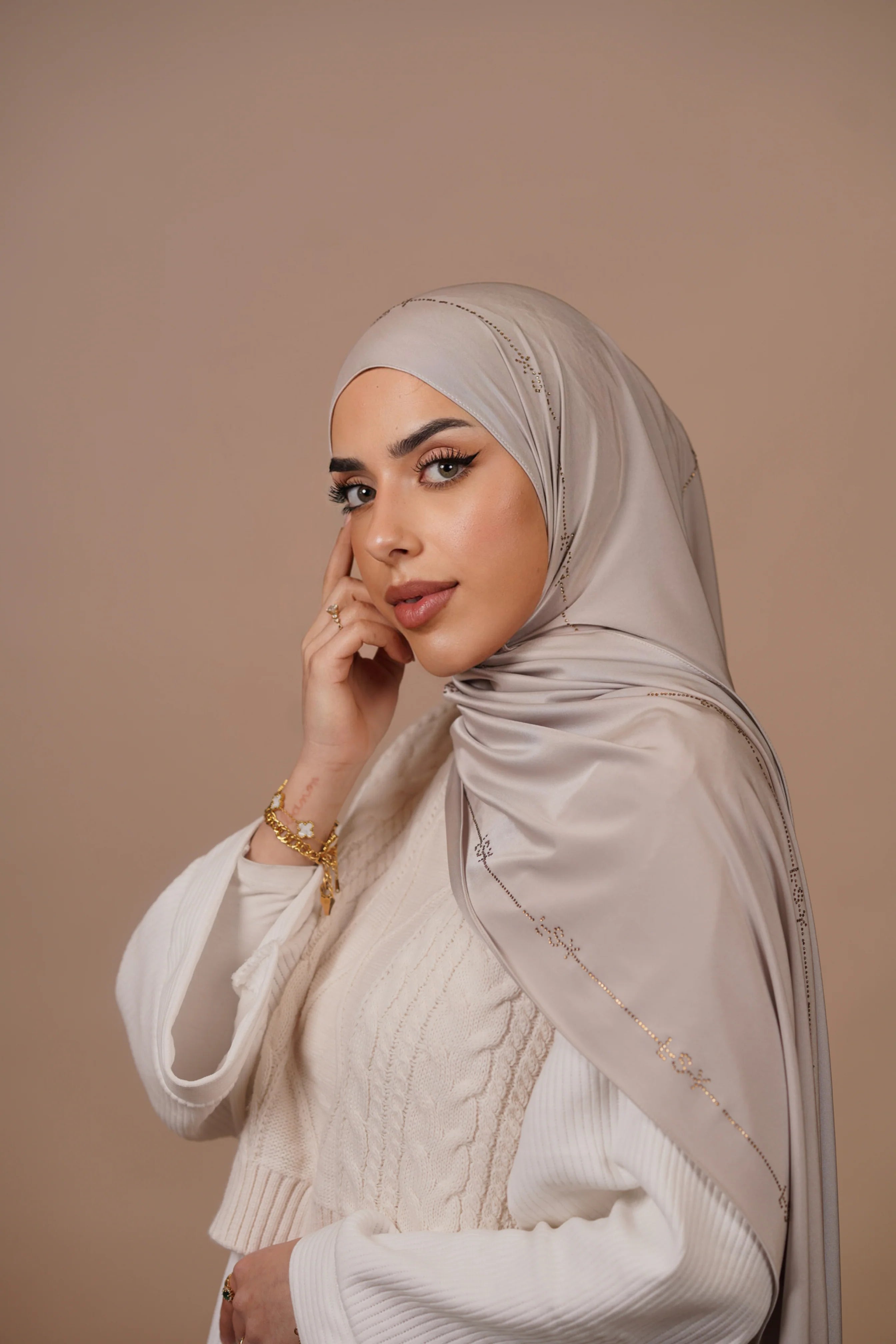 LSY Satin Premium Jersey - ashy beige