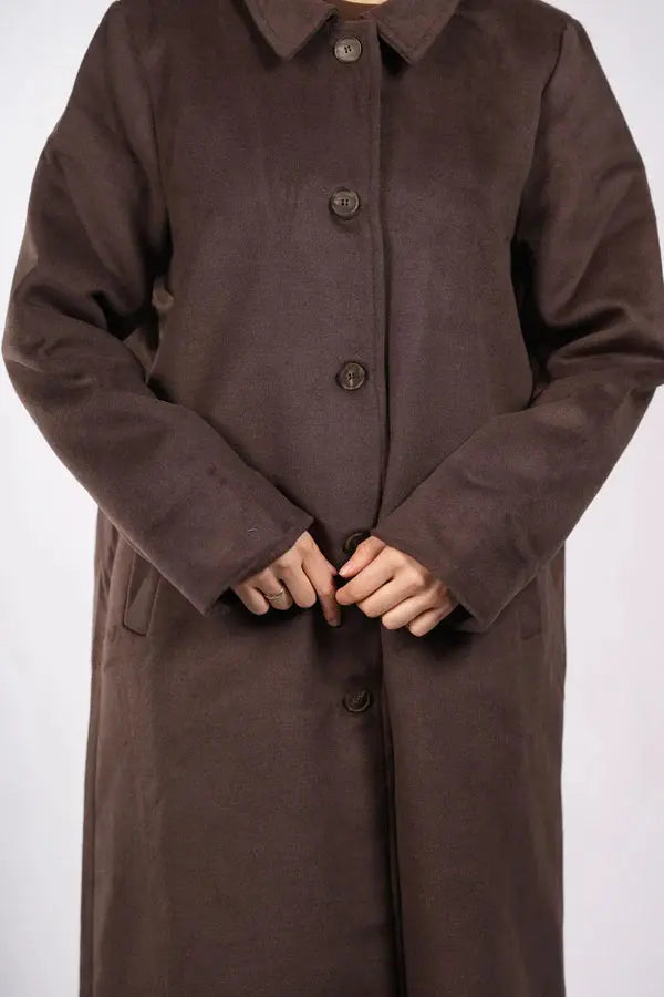 the vienna coat - espresso Losyana.Shop