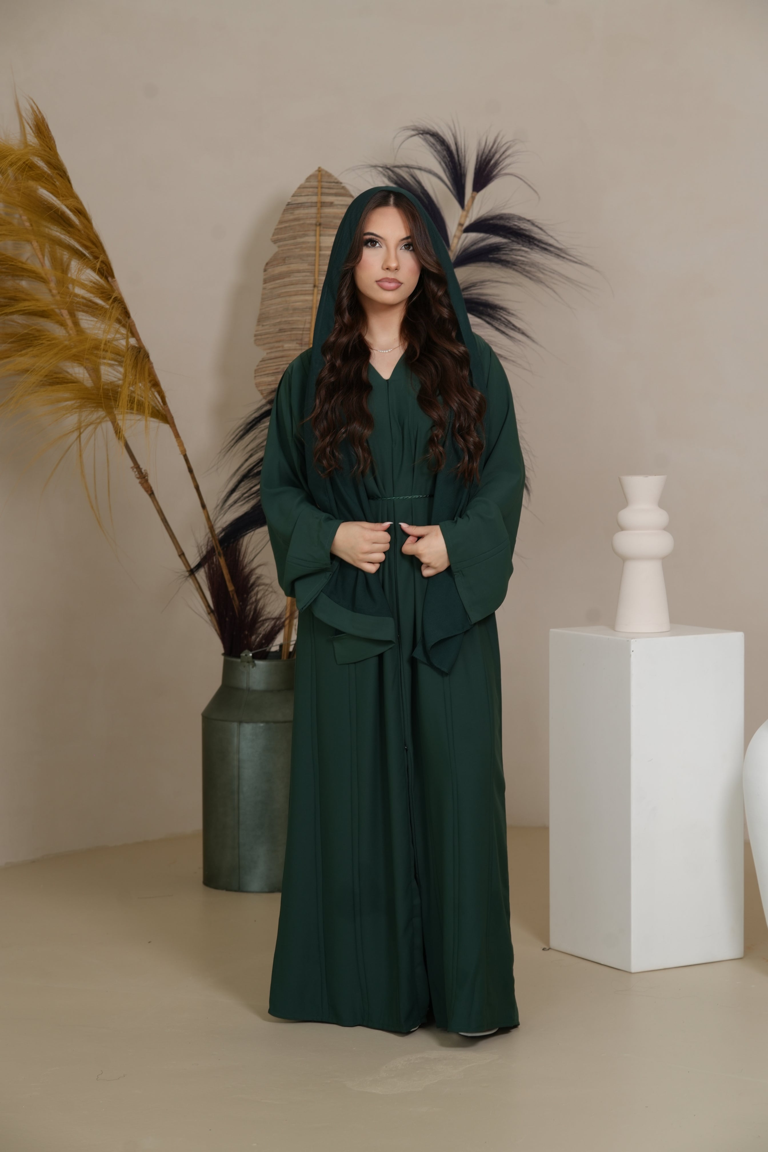 Lines Daily Abaya - royal Green