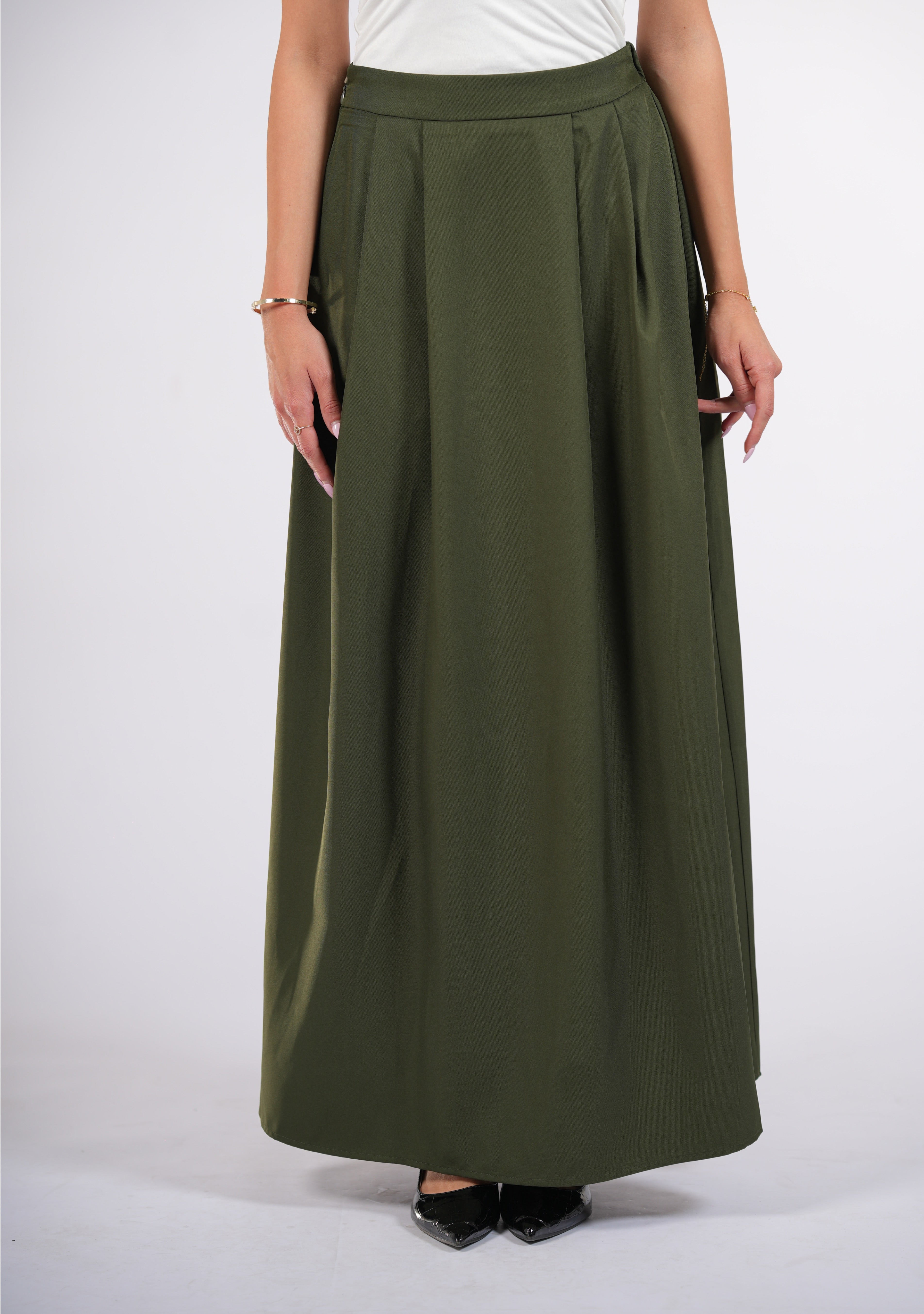 timeless skirt - khaki green