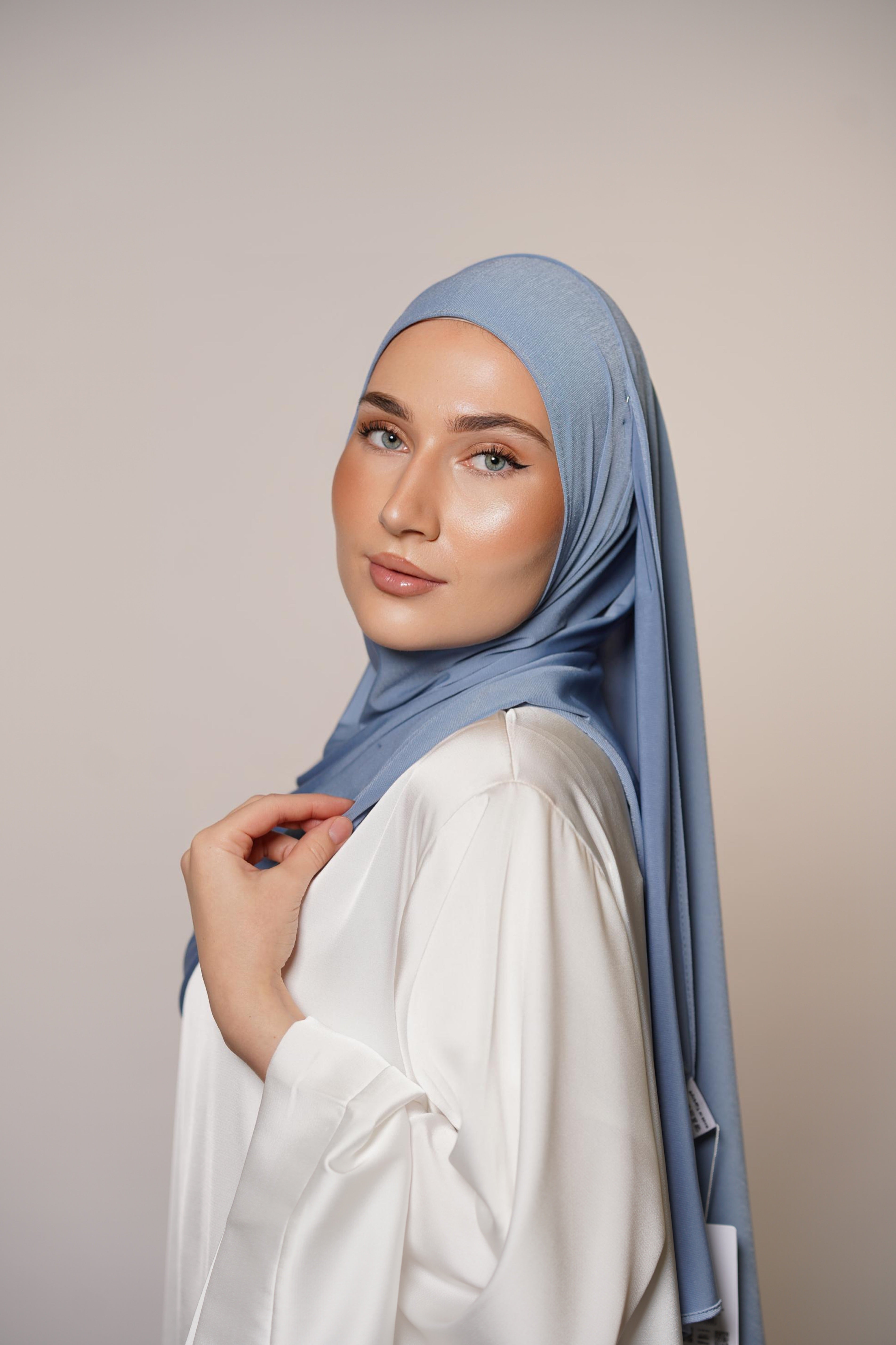Satin Premium Jersey - ocean