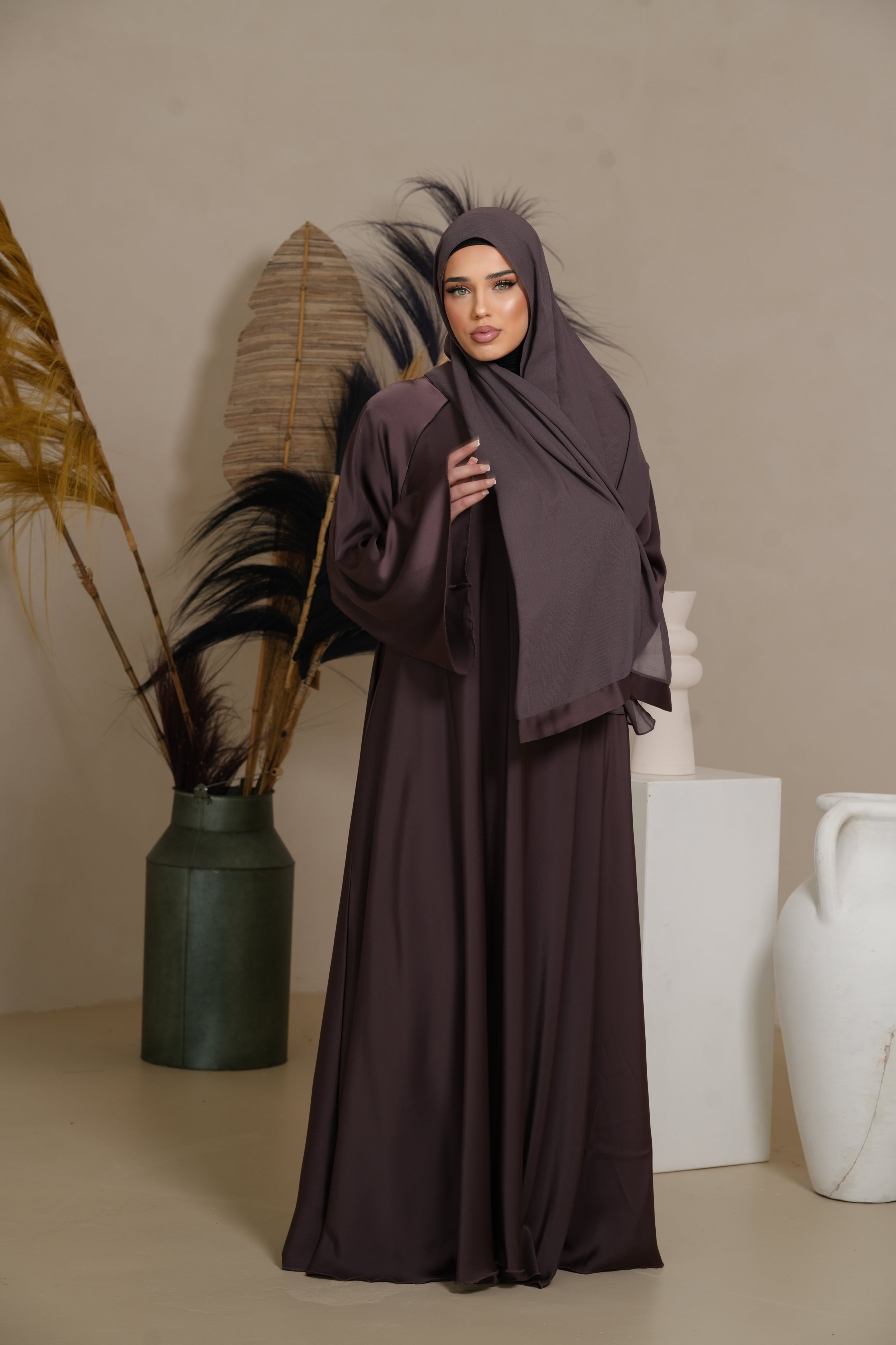 DXB Abaya - Brown Sugar
