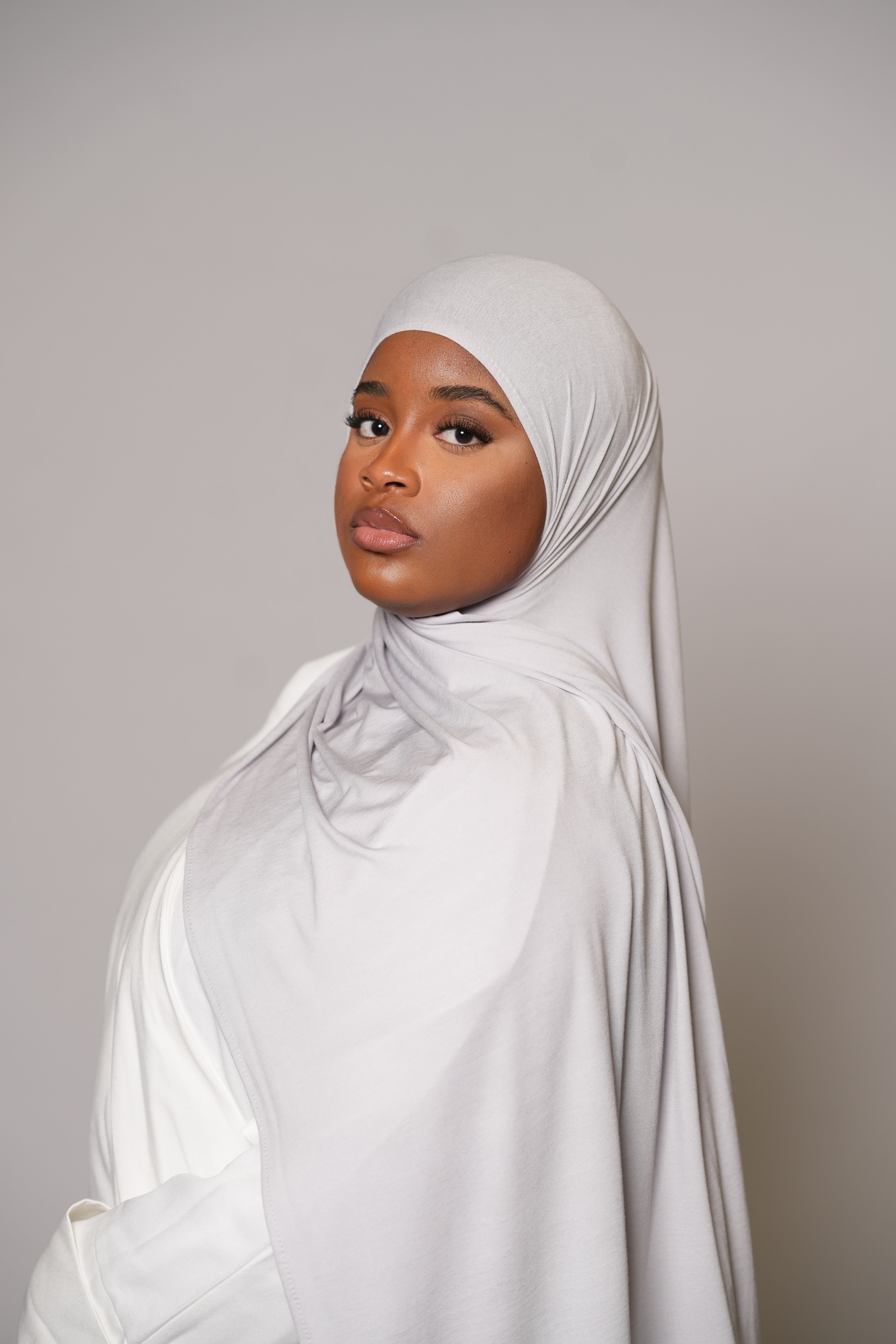 Premium Bamboo Jersey - silvery white