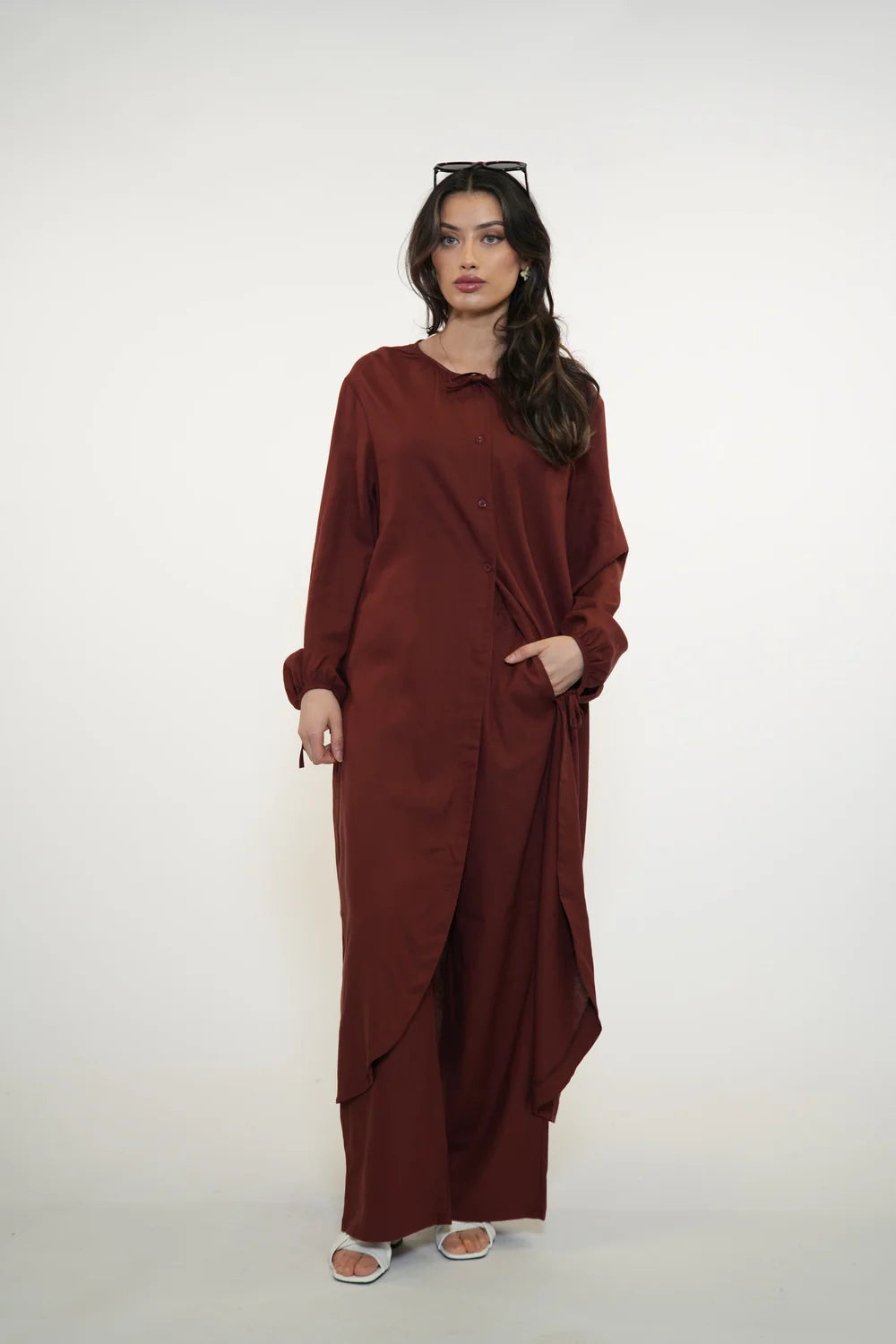 MEDITERRANEAN BREEZE SET - MAROON