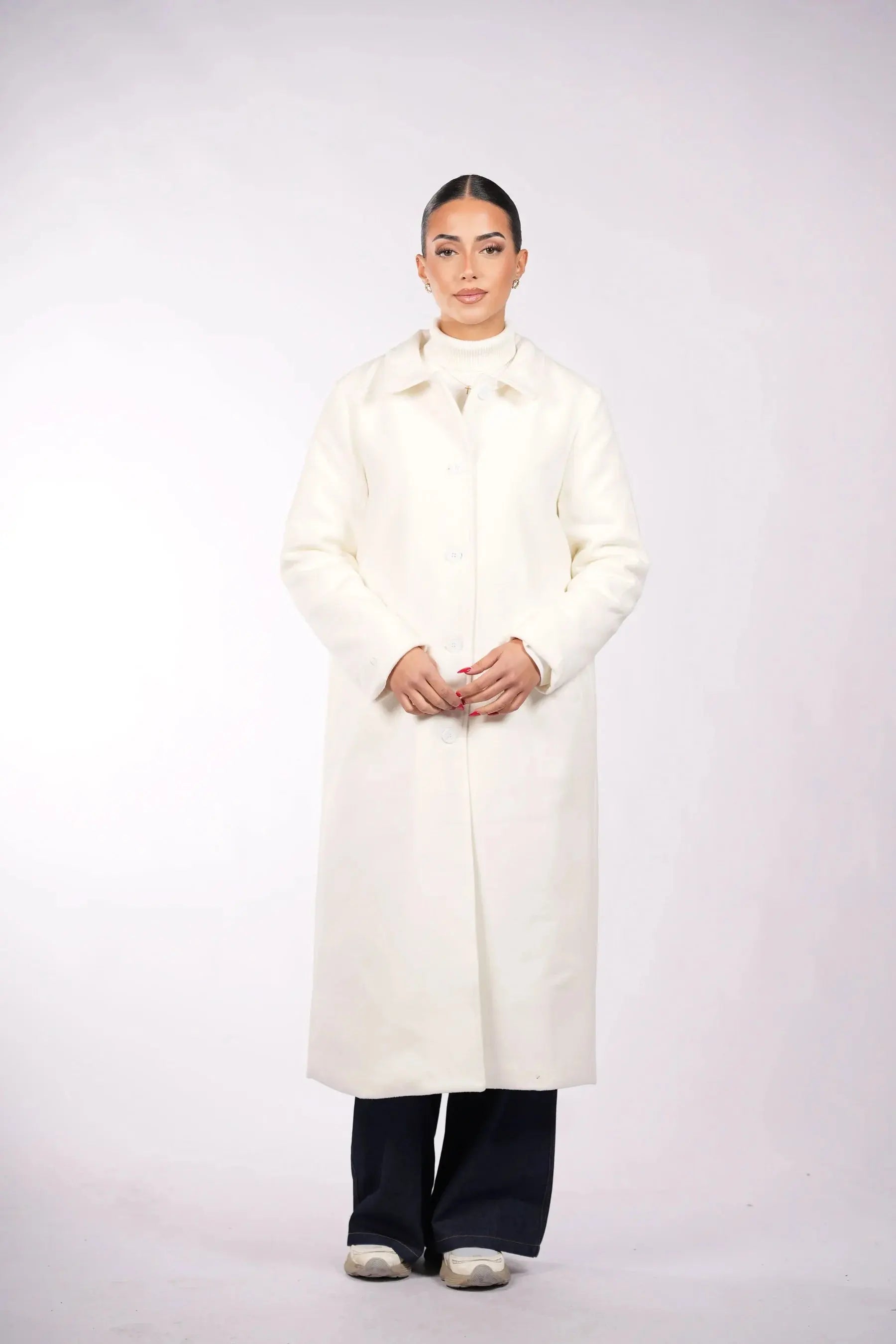 the vienna coat - white