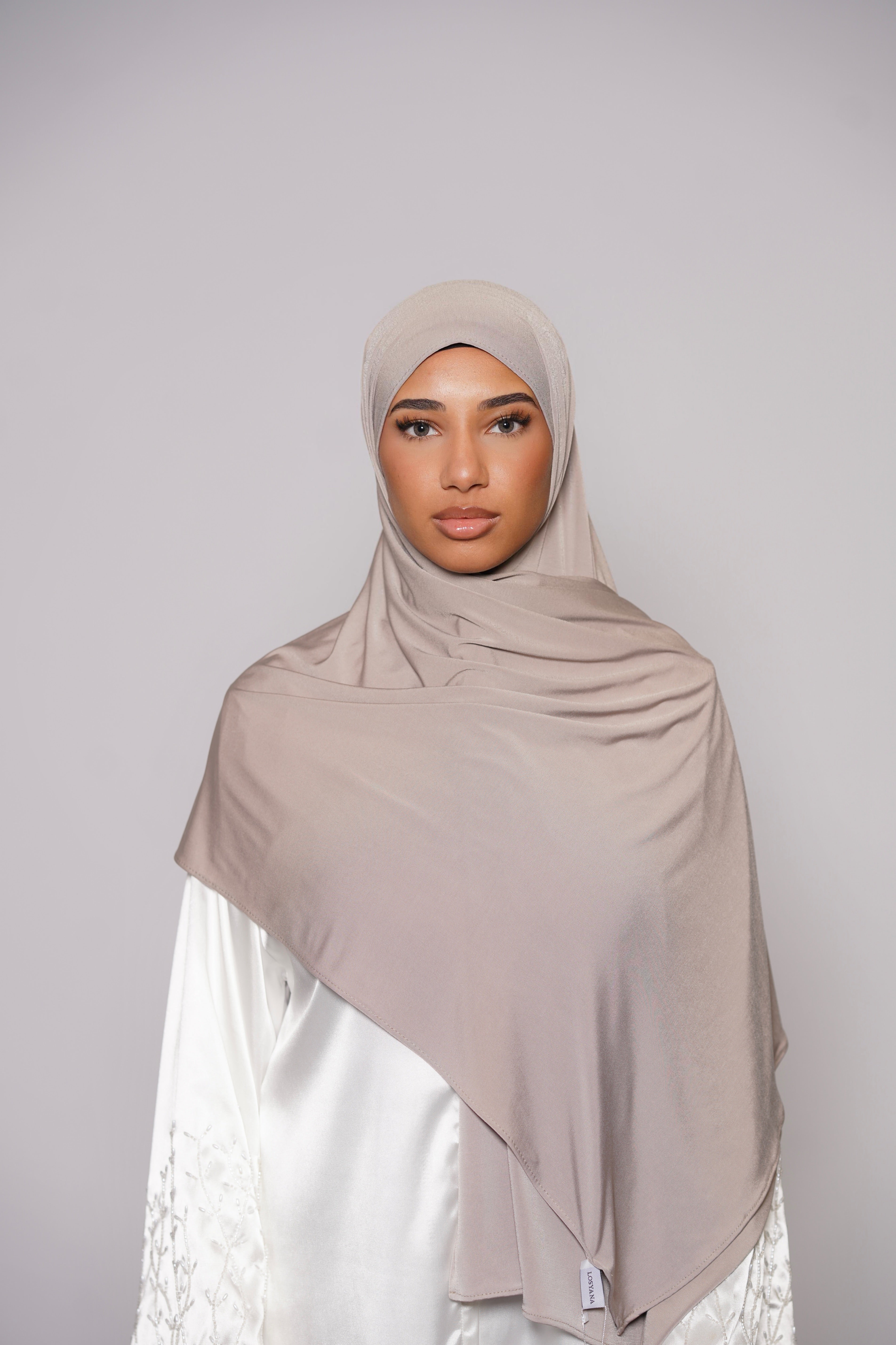 Satin Premium Jersey - ashy beige