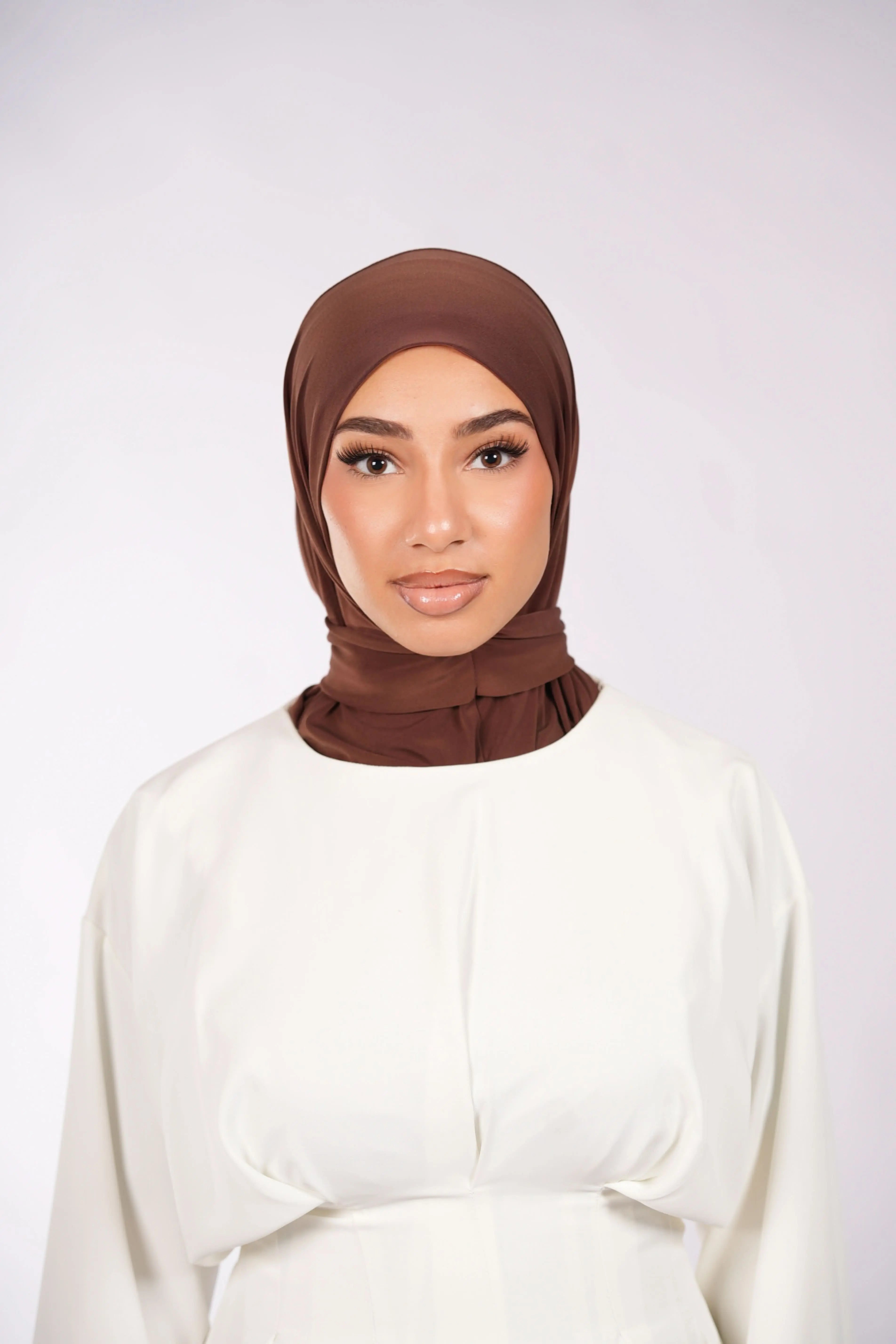 Instant Hijab - coffee - Losyana.Shop