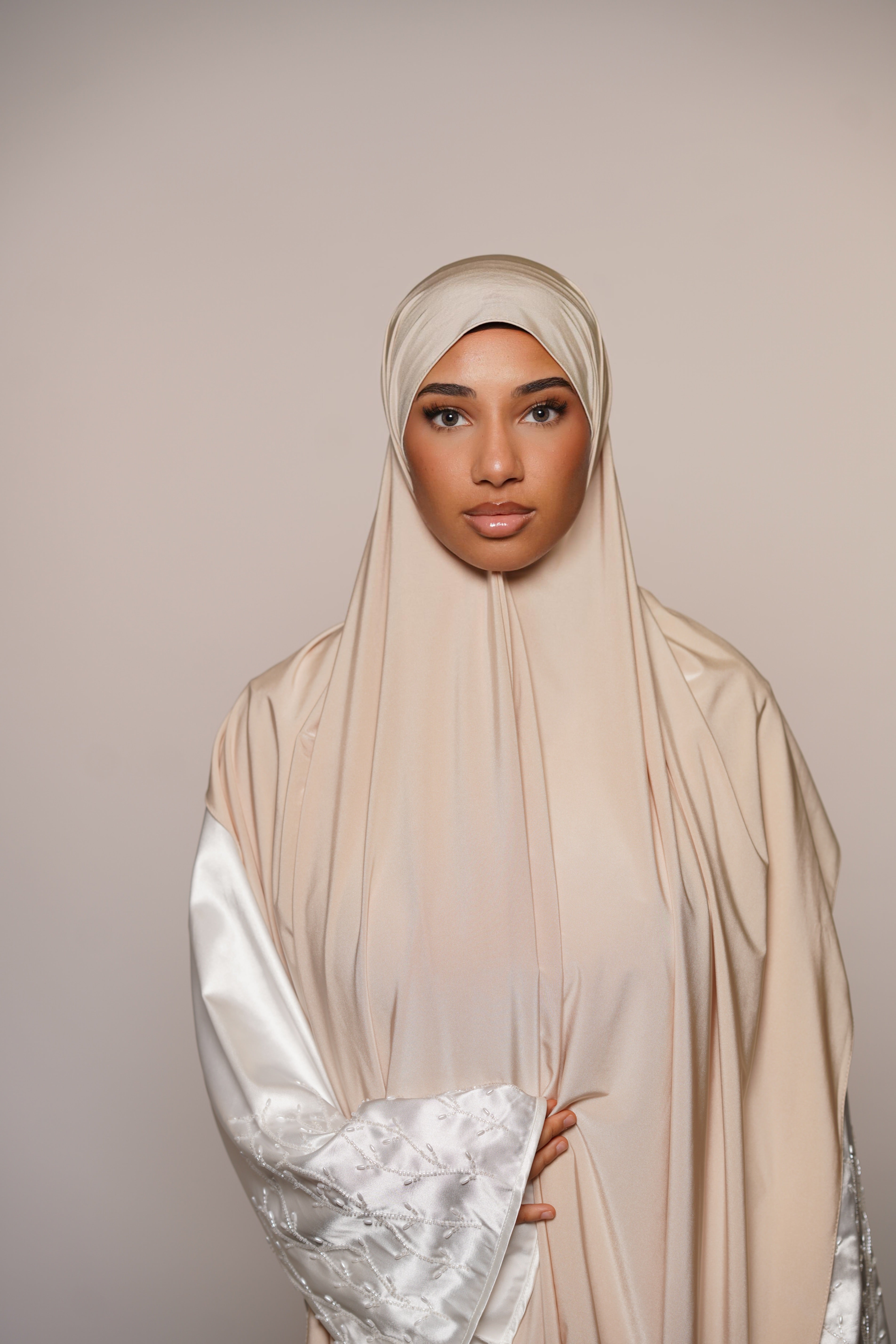 Satin Premium Jersey - ivory