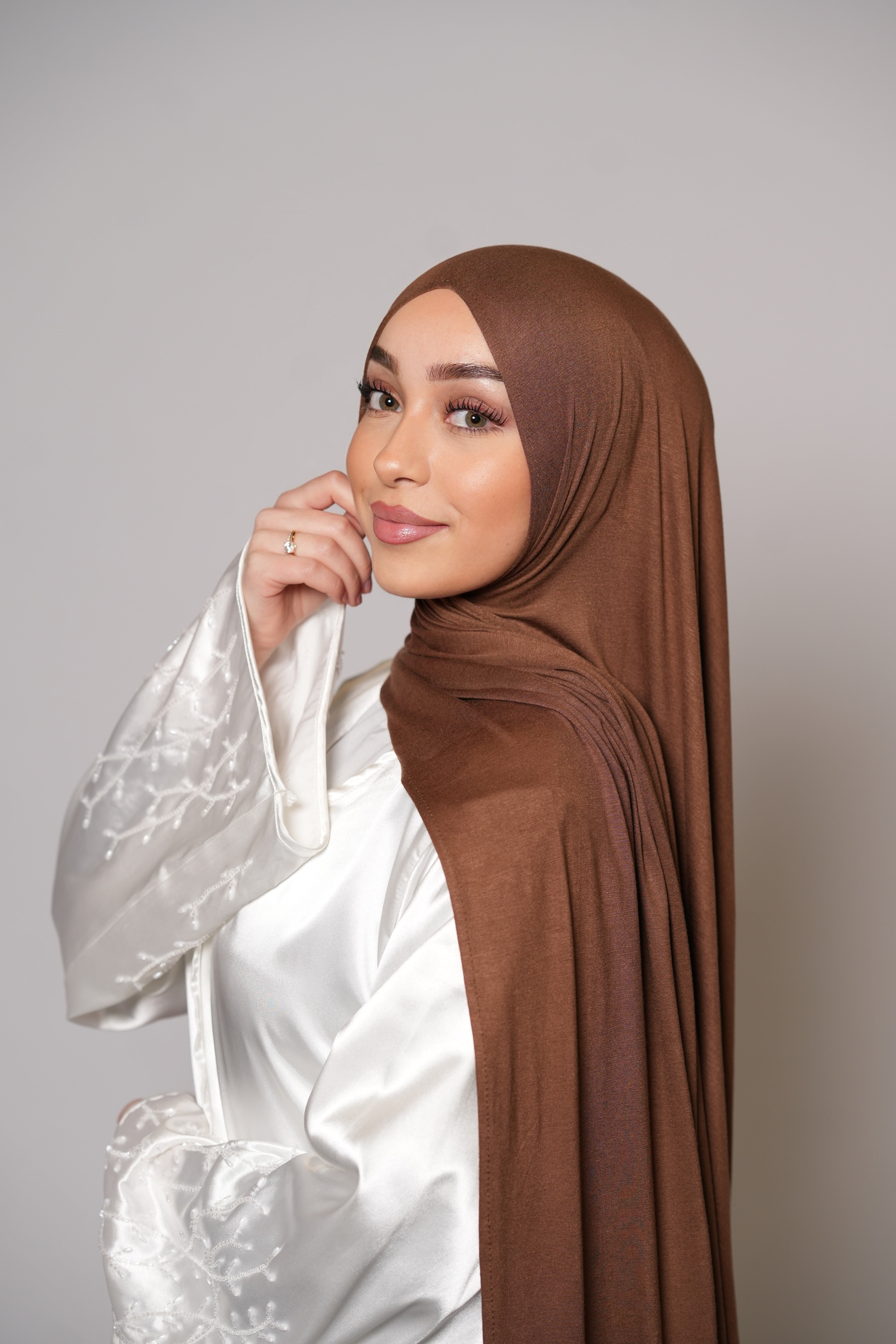 Premium Bamboo Jersey - rusty brown