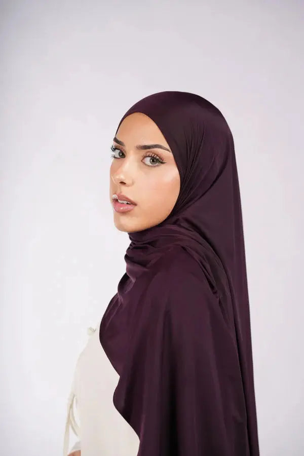 Liquid Jersey - Burgundy Losyana.Shop