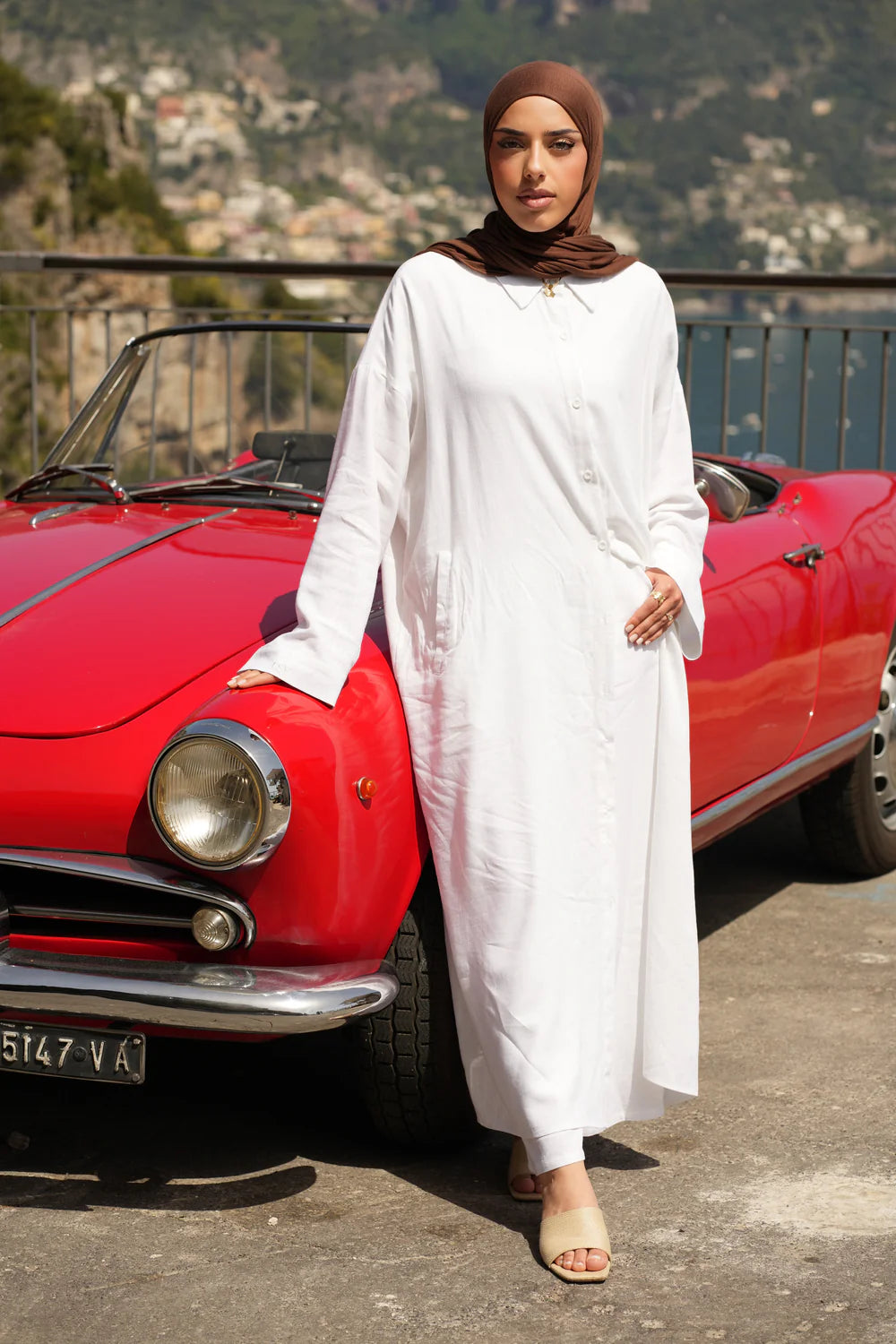 PALMA LINEN SET - WHITE