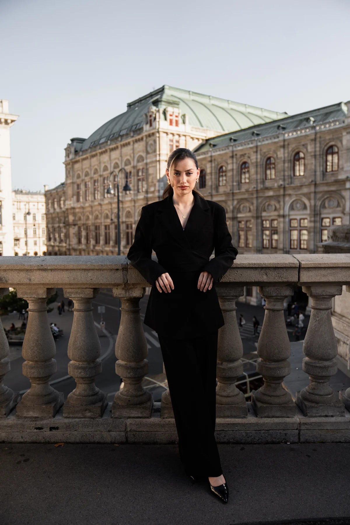 the noble pants - black