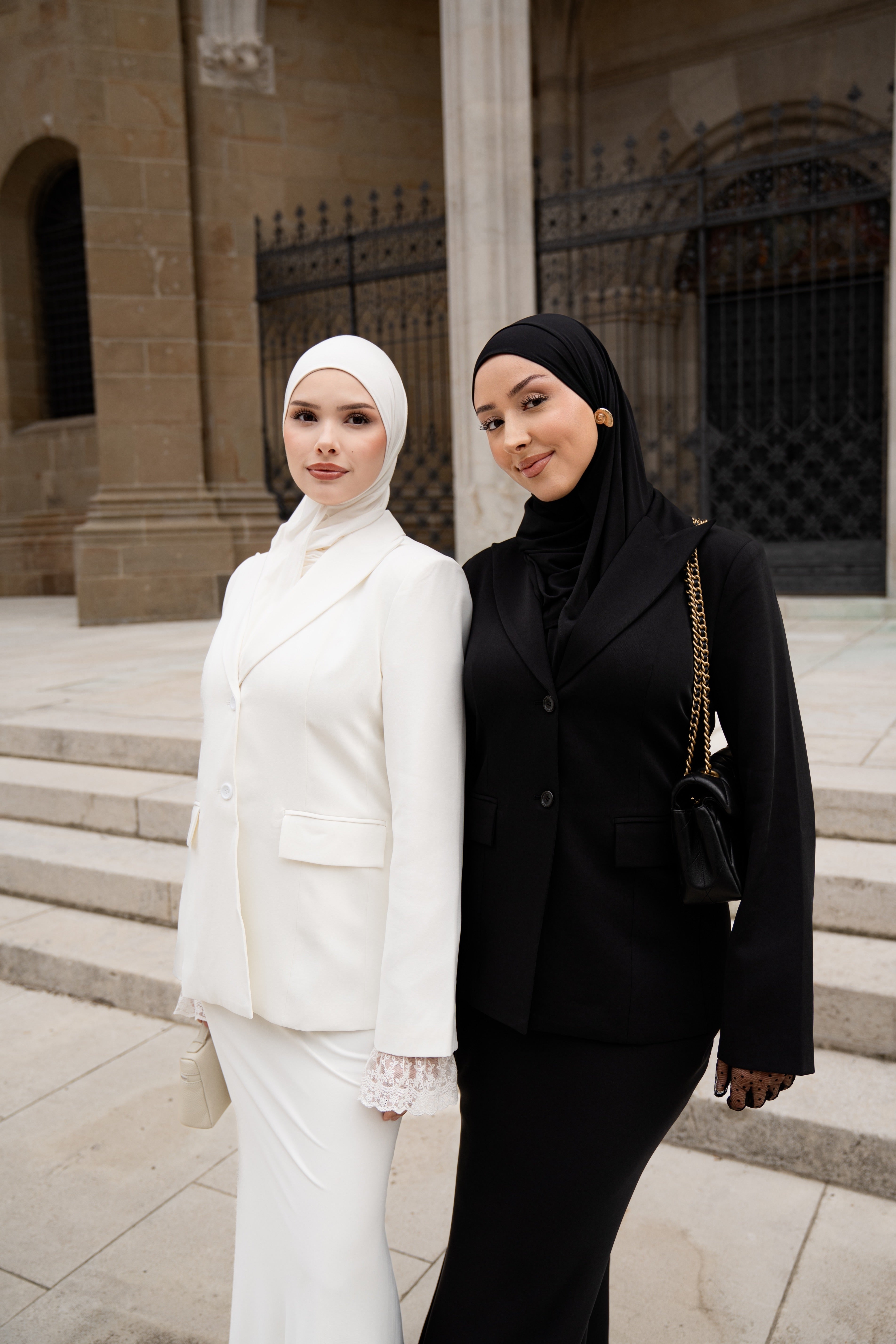 the palais blazer - white