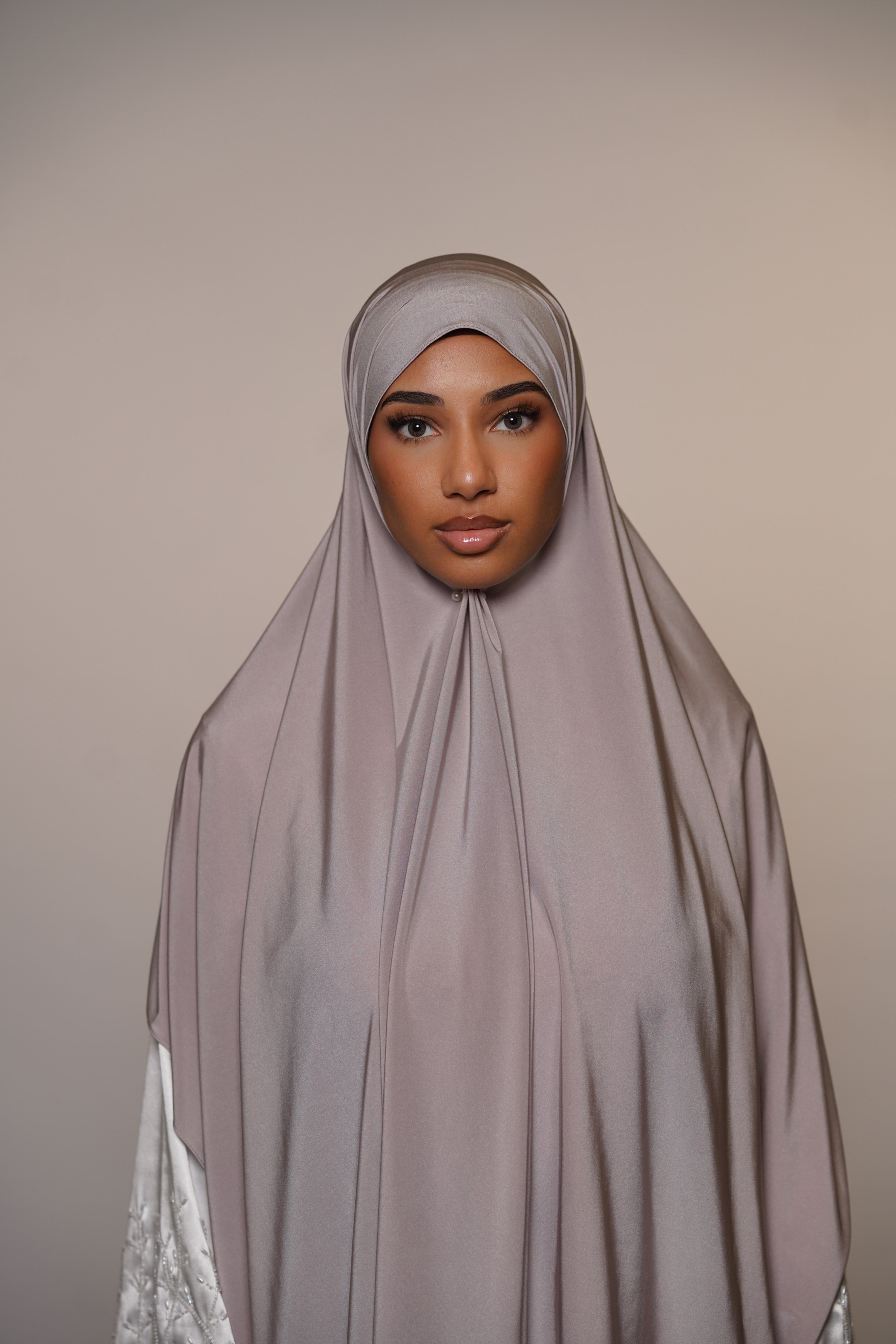 Satin Premium Jersey - pearl