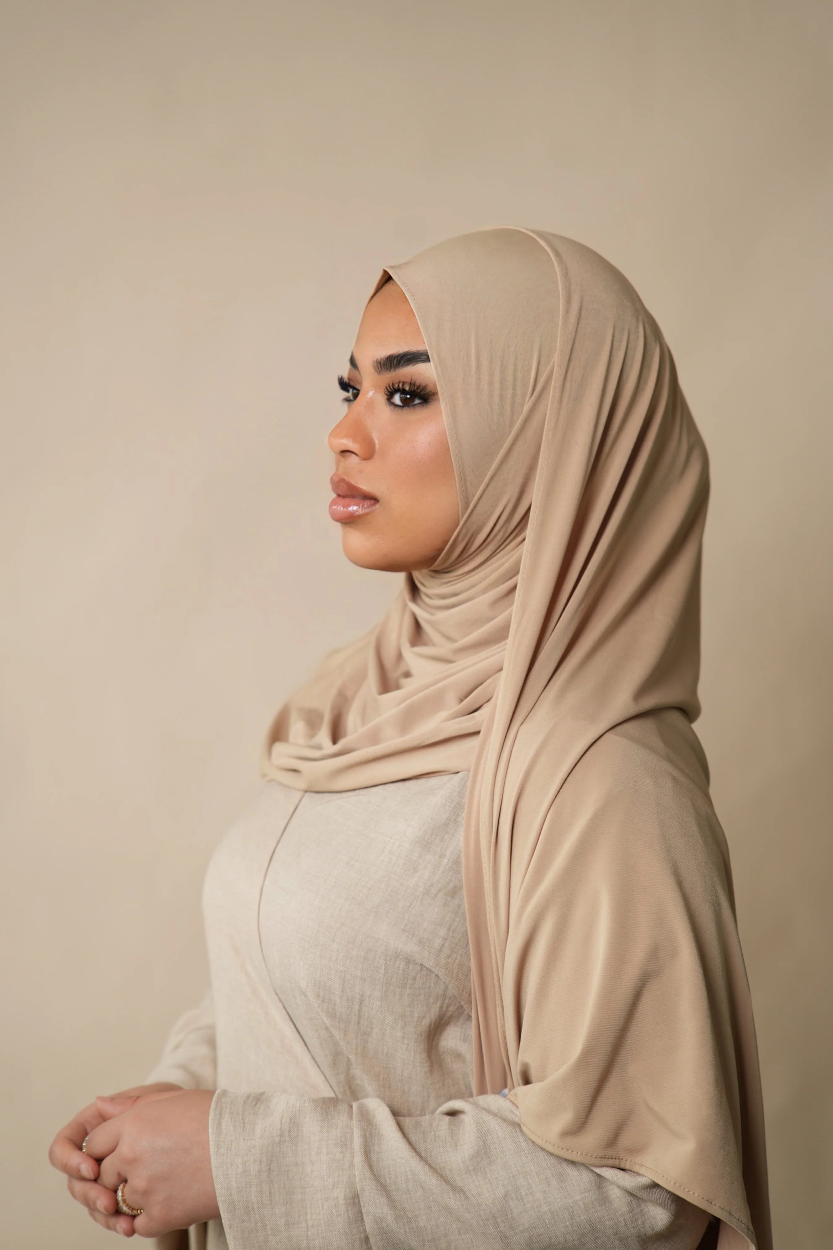 Premium Jersey to go - Light beige